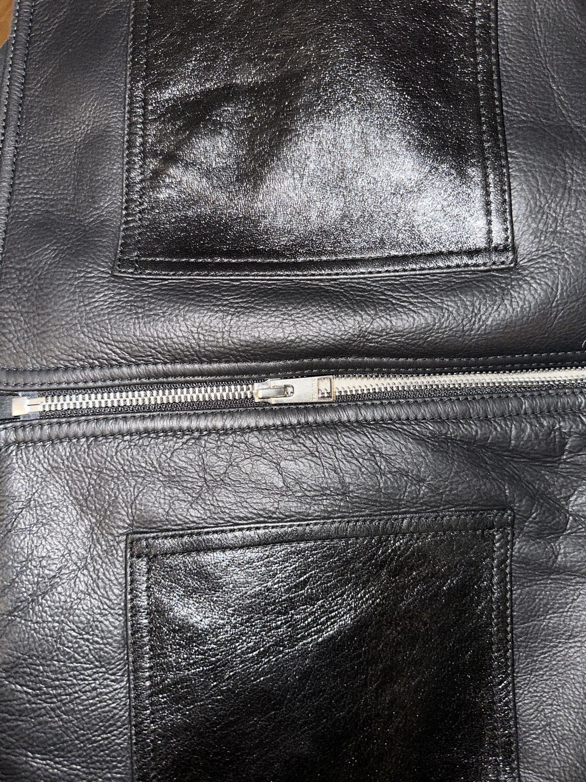 Frame Reversible Leather Shearling Vest Size US XL / EU 56 / 4 - 6 Thumbnail