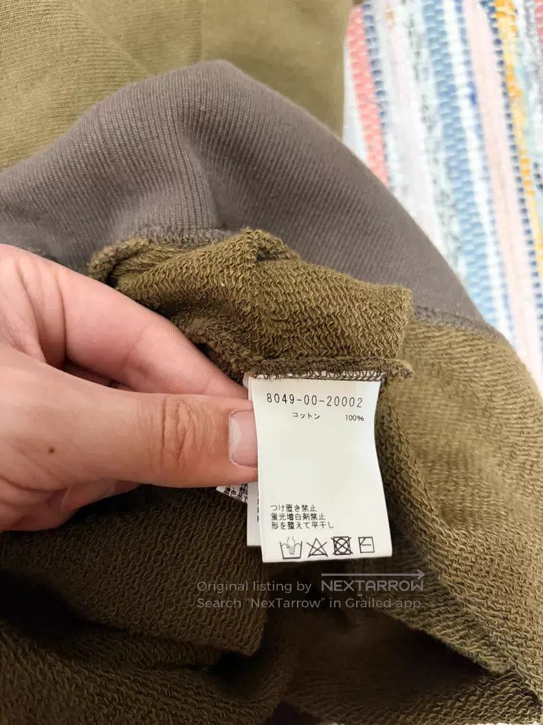 Nigel Cabourn Nigel Cabourn Vintage collar half-zip warm-up hoodie, mili Size US M / EU 48-50 / 2 - 3 Thumbnail