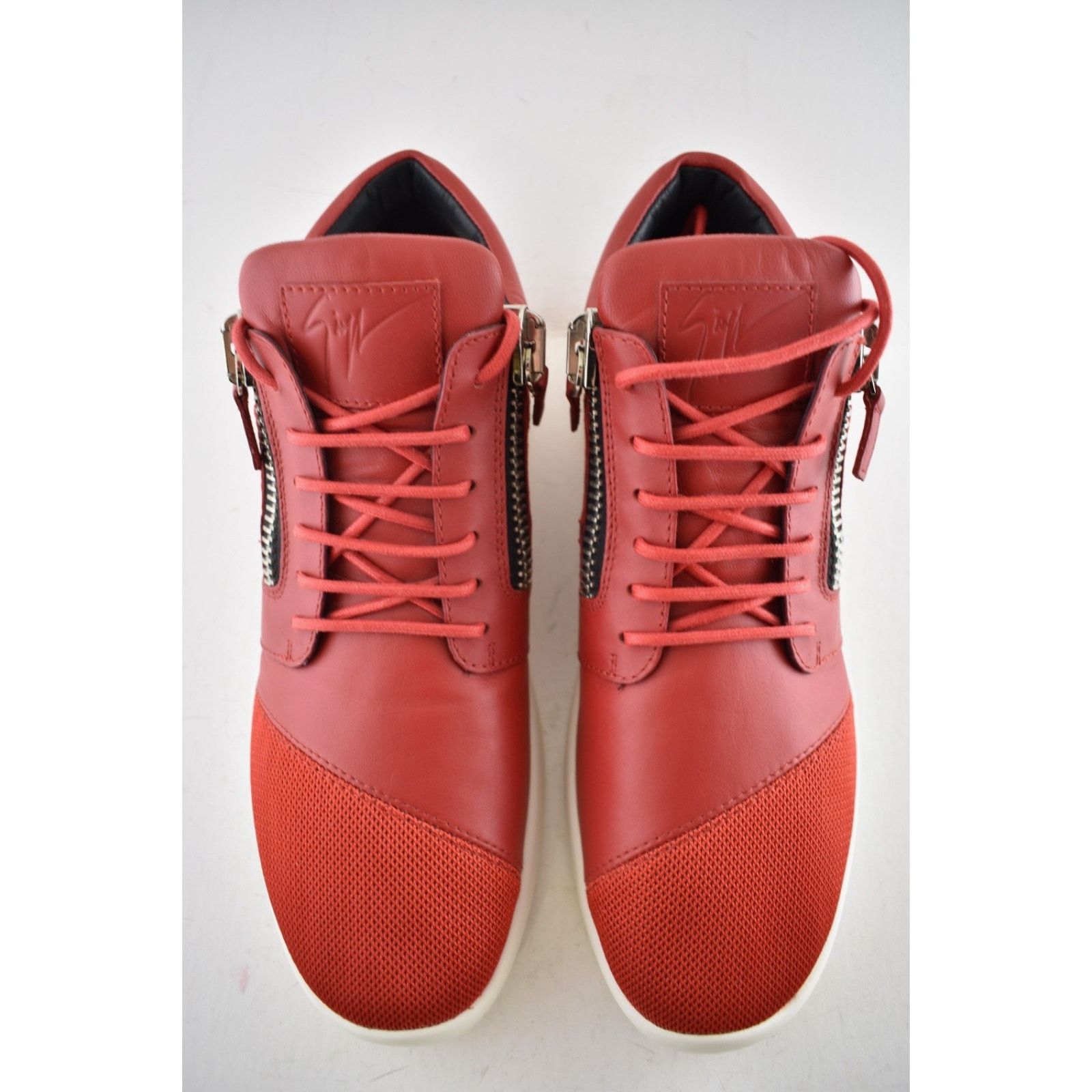 Giuseppe Zanotti Giuseppe Zanotti Megatron Red Low Top Sneaker 43 10 Size US 10 / EU 43 - 7 Thumbnail