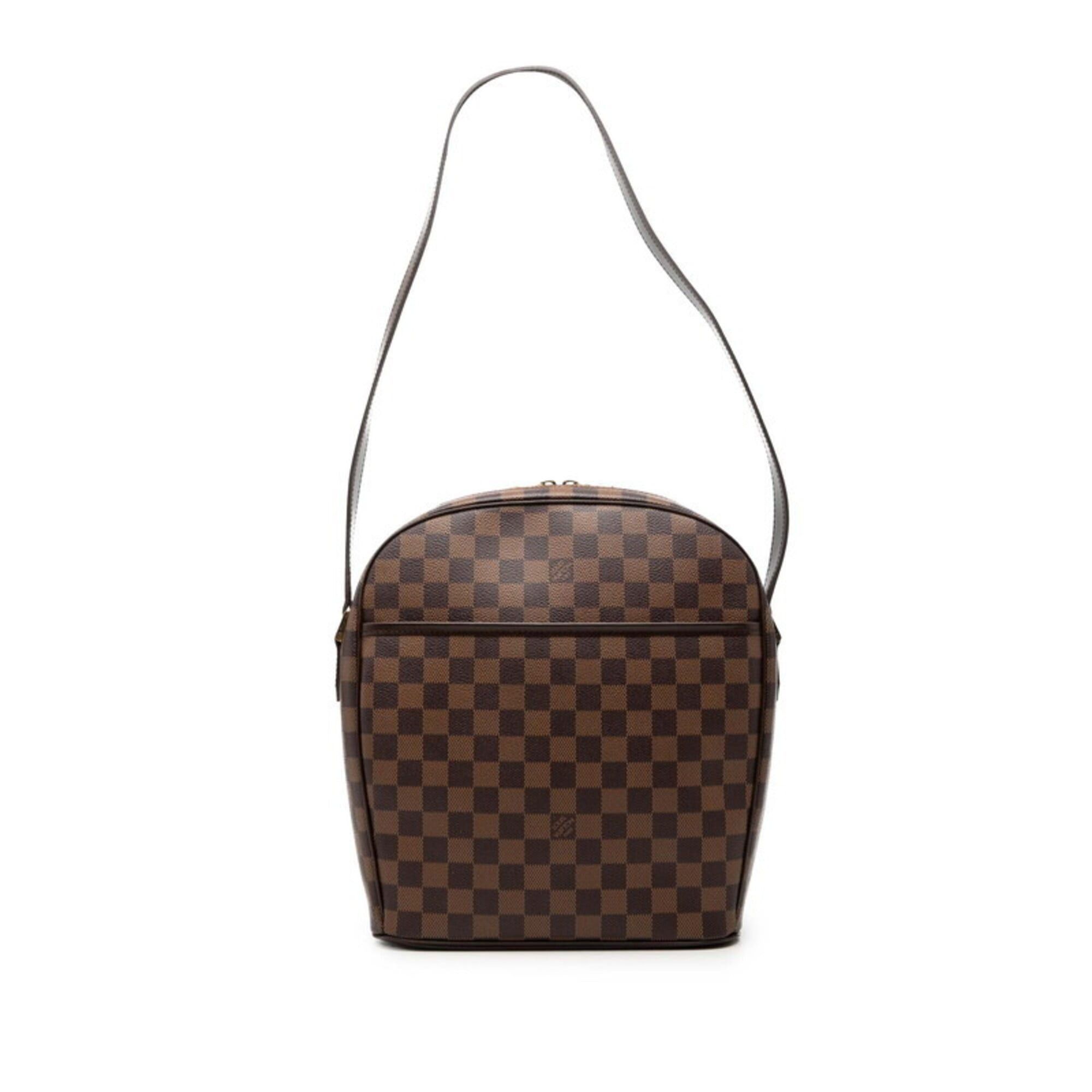 Louis Vuitton Louis Vuitton Damier Ipanema GM Shoulder Bag N51292 Brown Leather Women's LOUIS VUITTON Size ONE SIZE - 1 Thumbnail