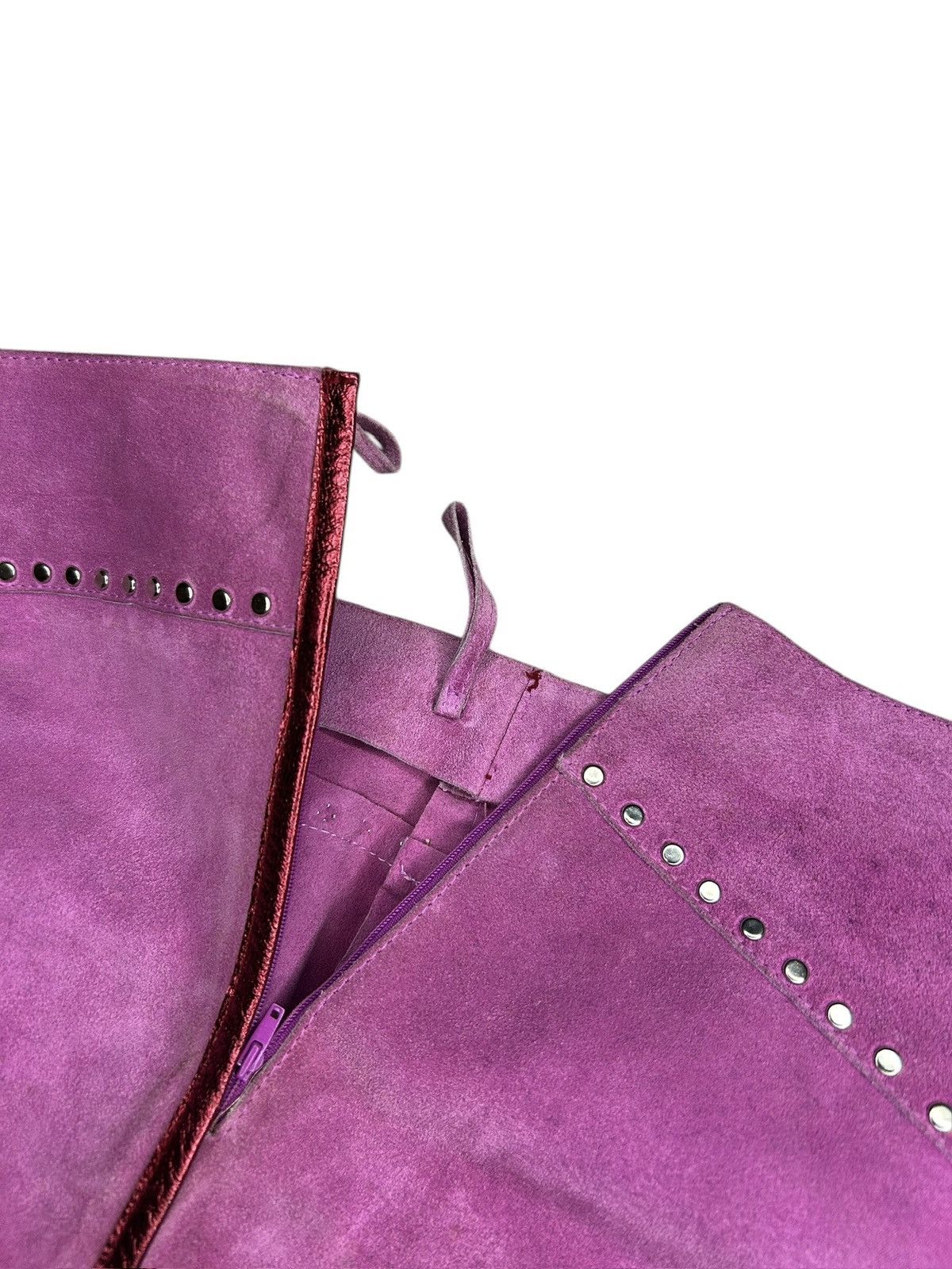 Miu Miu Suede Skirt Size 27" / US 4 / IT 40 - 6 Thumbnail