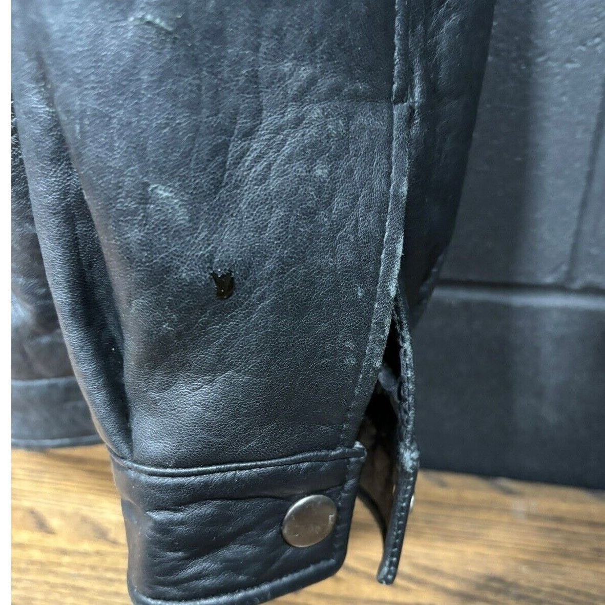 Other Men’s Genuine Leather Jacket Full Zip Black size Large Size US L / EU 52-54 / 3 - 5 Thumbnail