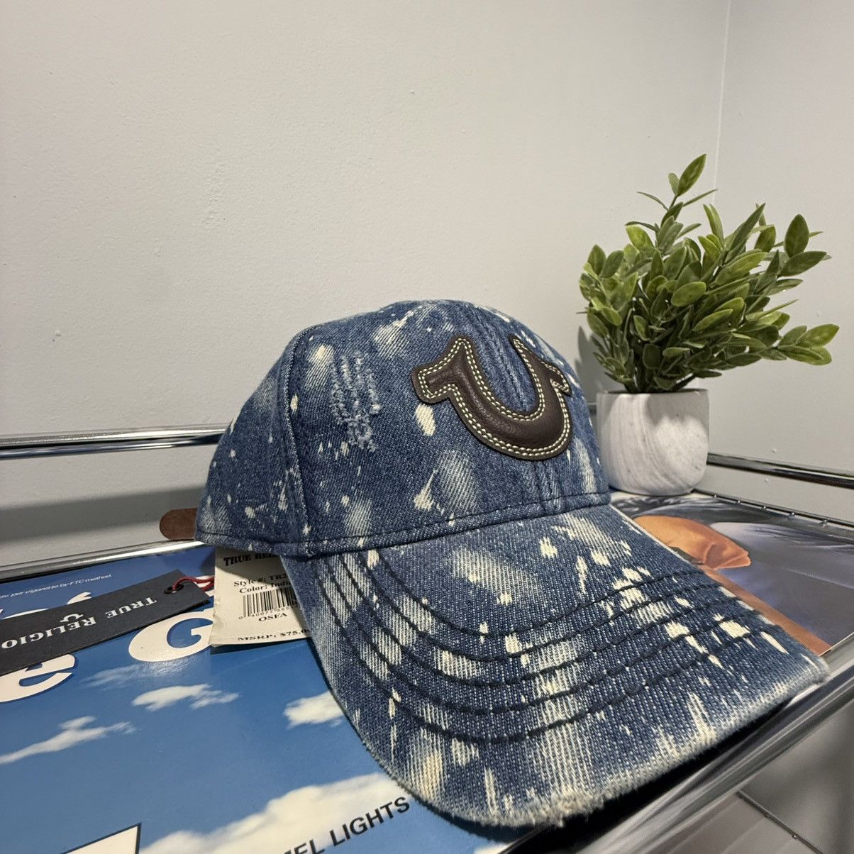 True Religion × Vintage True Religion Denim Strapback Size ONE SIZE - 1 Thumbnail