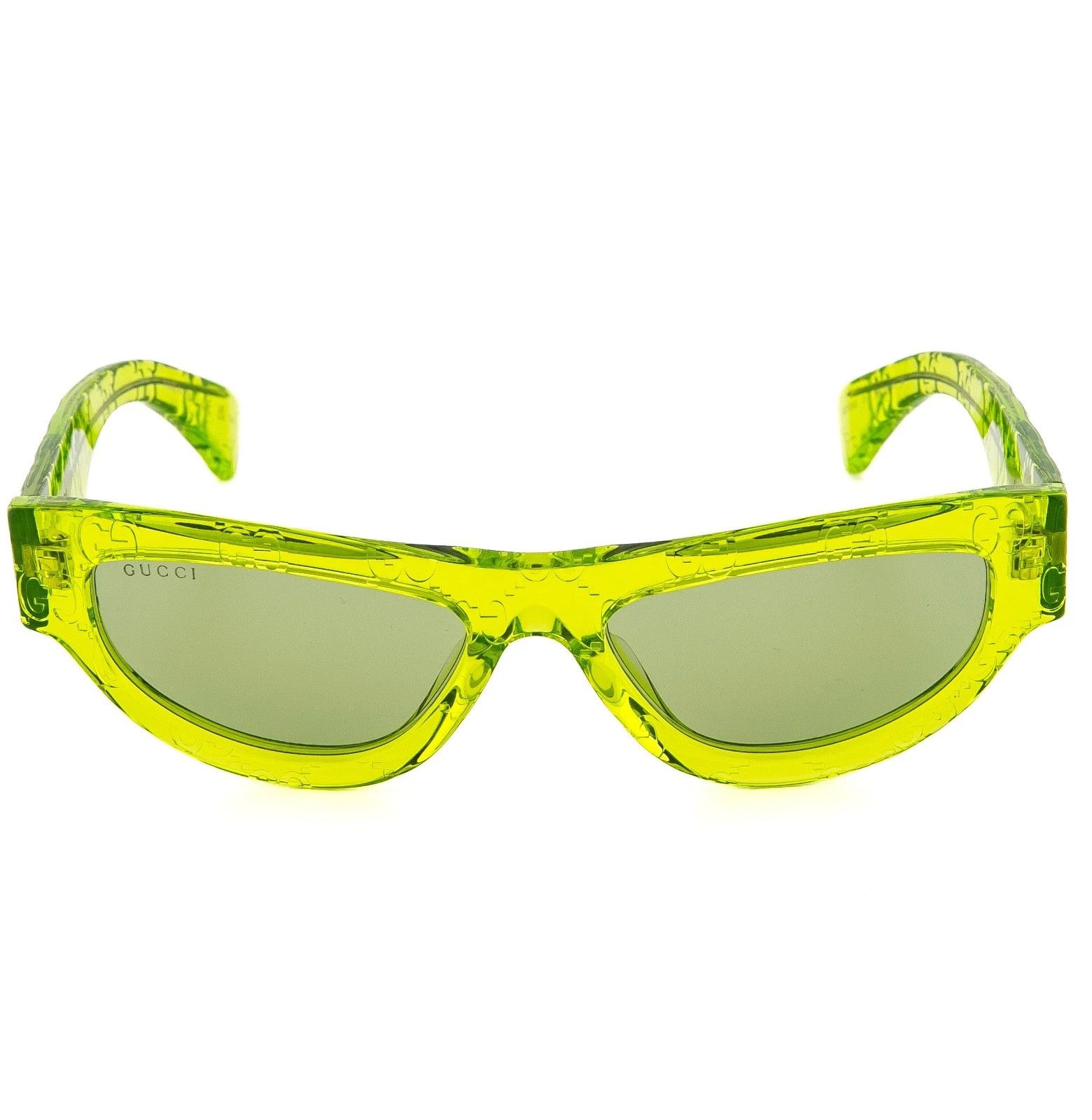 Gucci GUCCI GG1834S Crystal Green Guccissima 1834 Sunglasses 014 Size ONE SIZE - 4 Thumbnail
