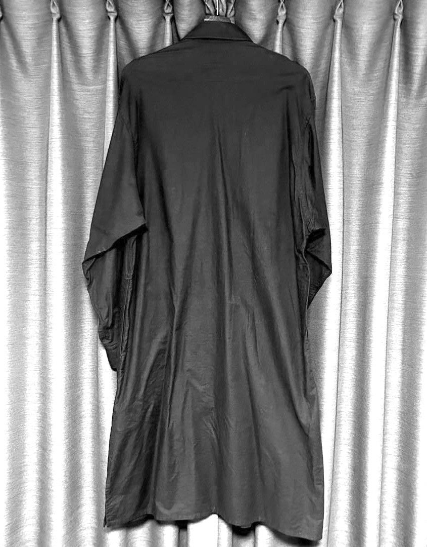 Yohji Yamamoto Black Scandal Long Zipper Shirt Size US M / EU 48-50 / 2 - 2 Thumbnail