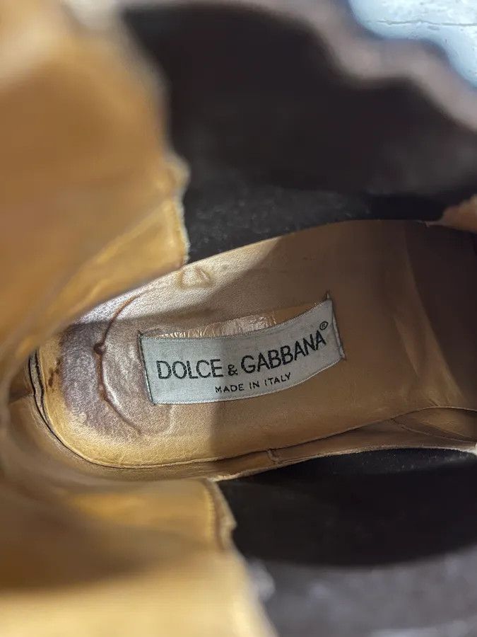 Dolce & Gabbana 2000s Dolce & Gabbana Bordeaux Chelsea Leather Boots Size US 7 / EU 40 - 7 Thumbnail