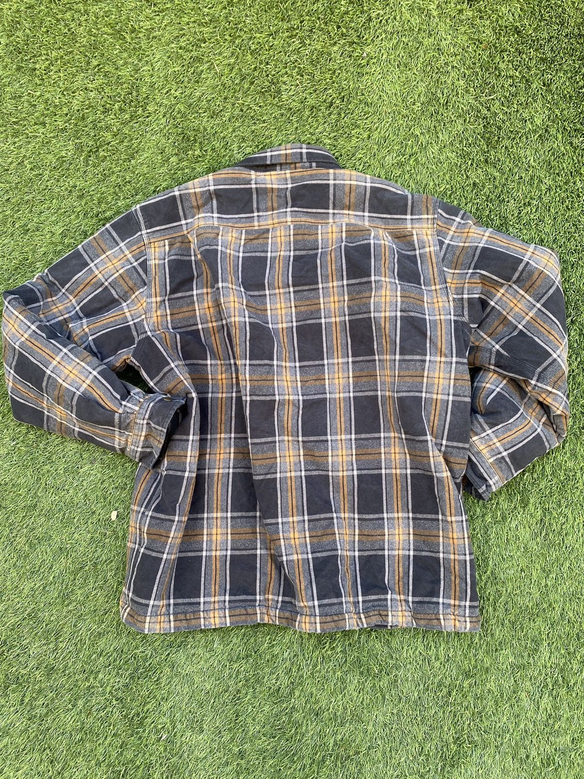 Carhartt × Vintage VTG HEAVY JACKET CARTHARTT FLANNEL Size US XXL / EU 58 / 5 - 3 Thumbnail