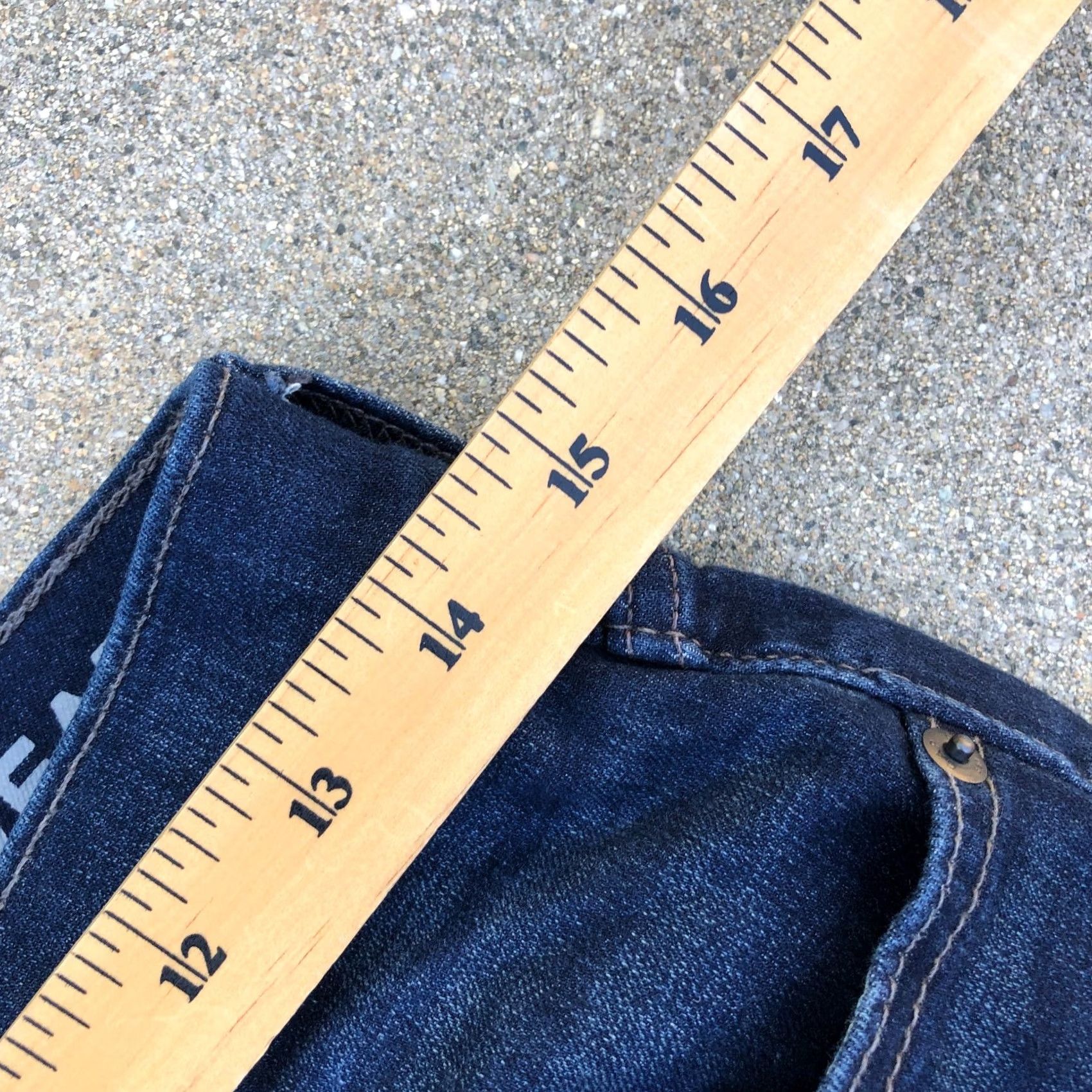 Gap GAP Denim Jeans Mens 29 x 30 Dark Wash Straight Leg Denim Pants Blue Regular Size 29 Mens Jeans Size US 29 - 6 Thumbnail