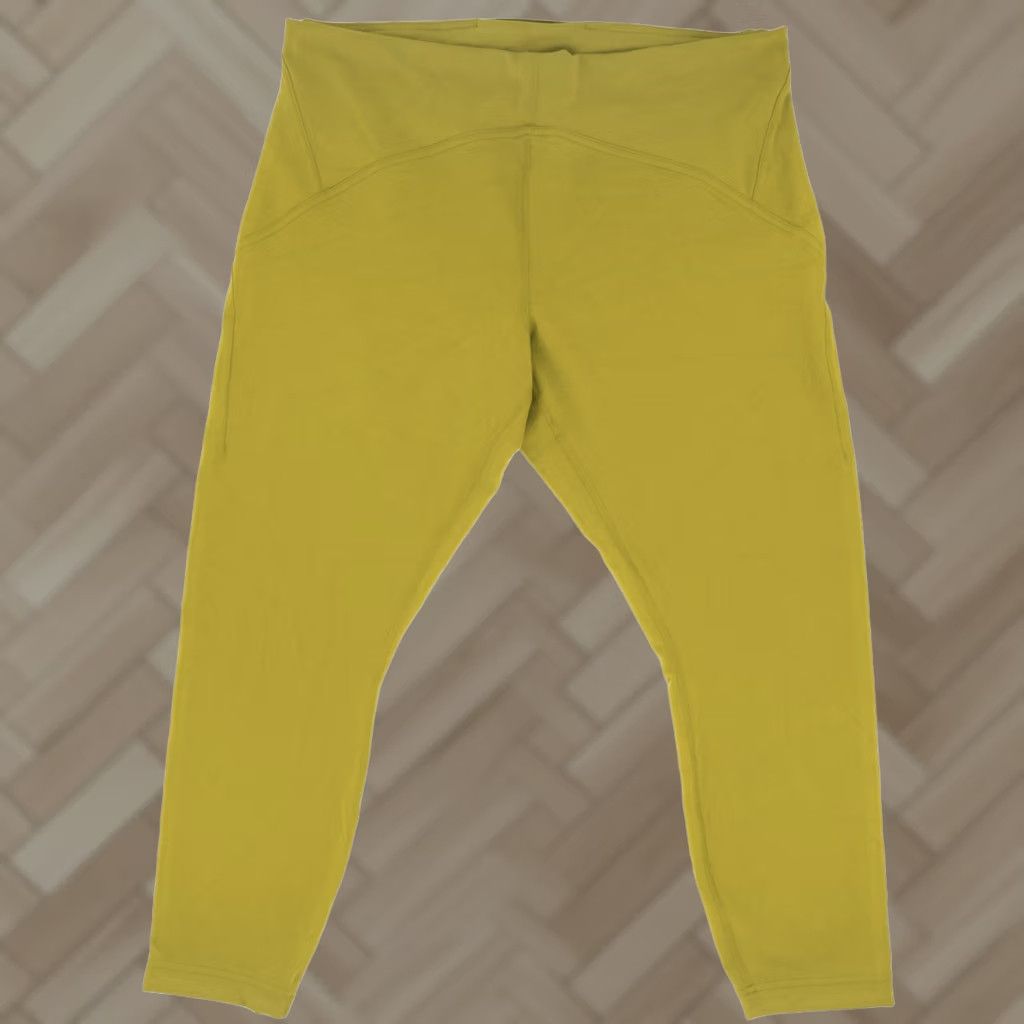 Lululemon Lululemon Leggings InStill High-Rise 25" Inseam Green 14 W5DWPS Cropped Slim Women XS-XL? Size 36" / US 14 / IT 50 - 1 Thumbnail