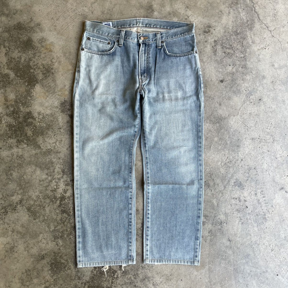 Edwin 🔥Vintage Edwin 403 Stoned Washed Distress Denim Jeans Size US 35 - 1 Thumbnail