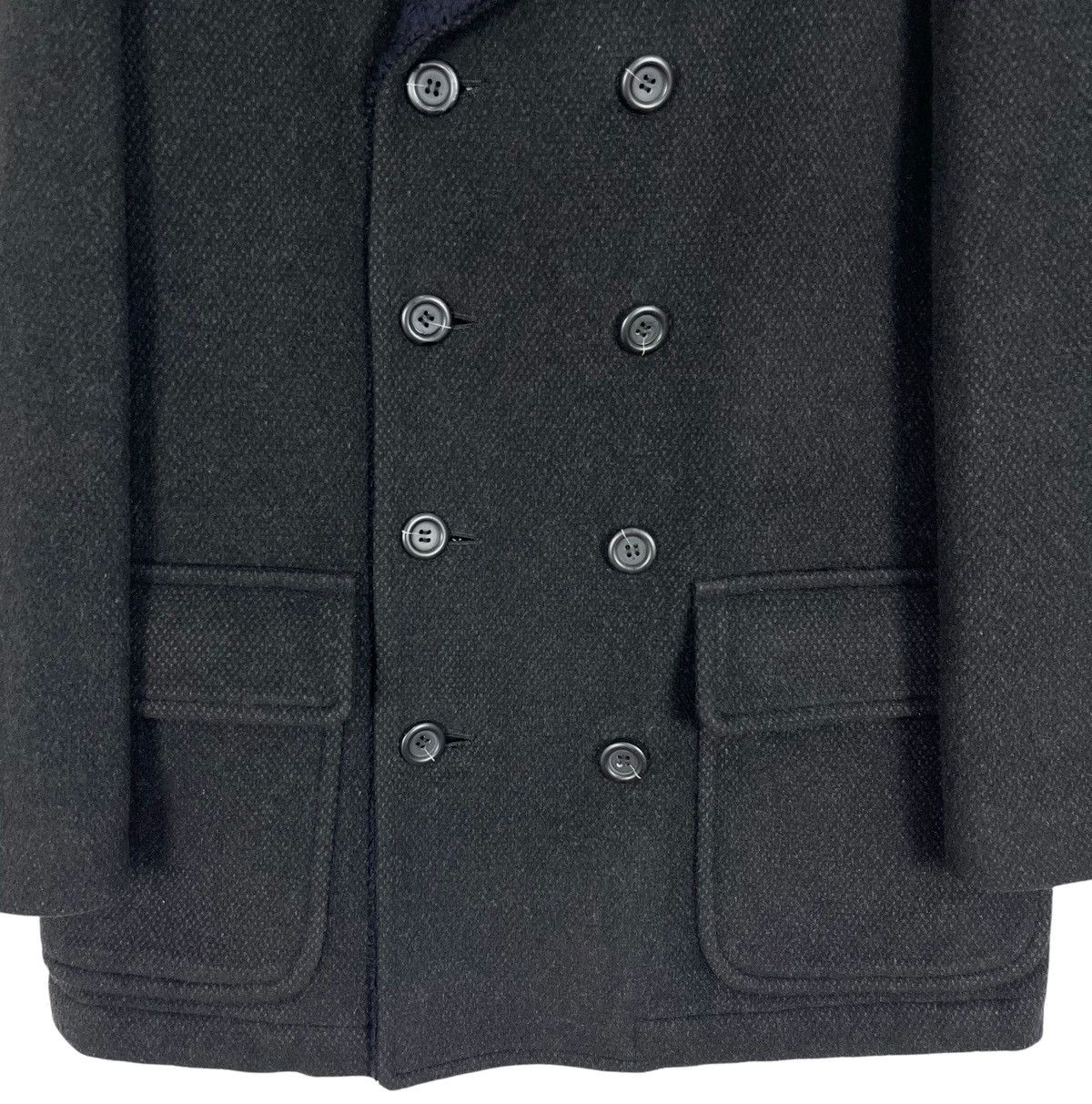 Designer × Y's for Men × Yohji Yamamoto Yohji Yamamoto AAR Design Pea Coat Size US L / EU 52-54 / 3 - 4 Thumbnail