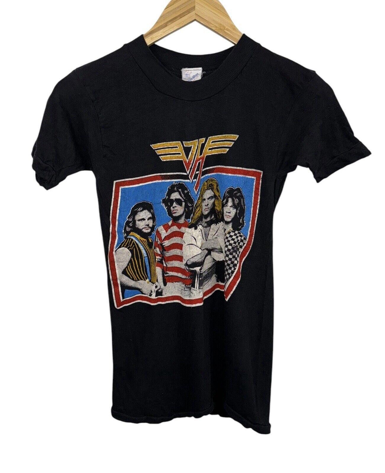 Designer Vintage Van Halen 1983 Guitar Graphic Rock Band Shirt Sz S Size US S / EU 44-46 / 1 - 1 Thumbnail