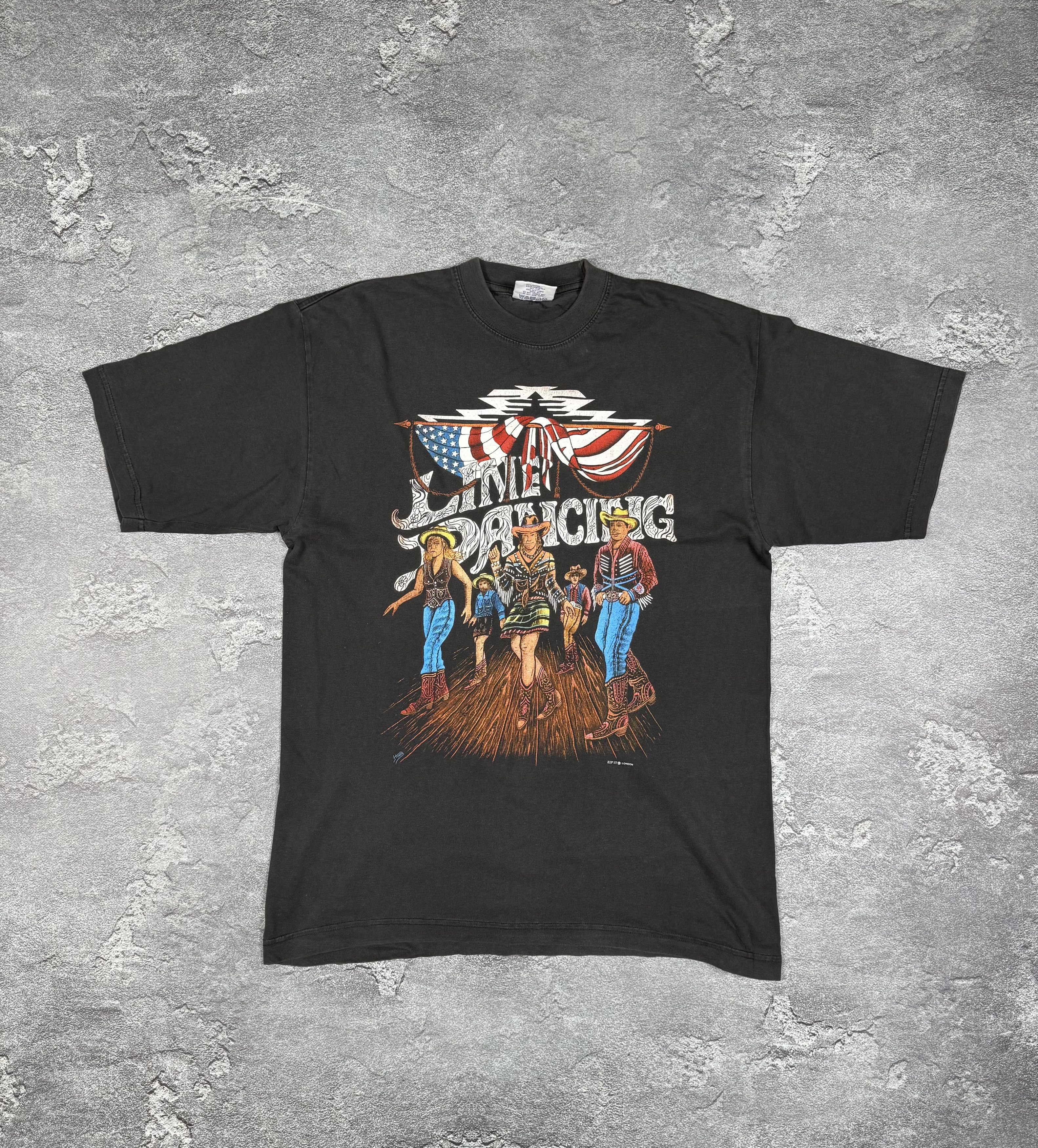 Band Tees American Lime Dancing Faded T-Shirt Tee Size XL VTG Size US L / EU 52-54 / 3 - 1 Thumbnail