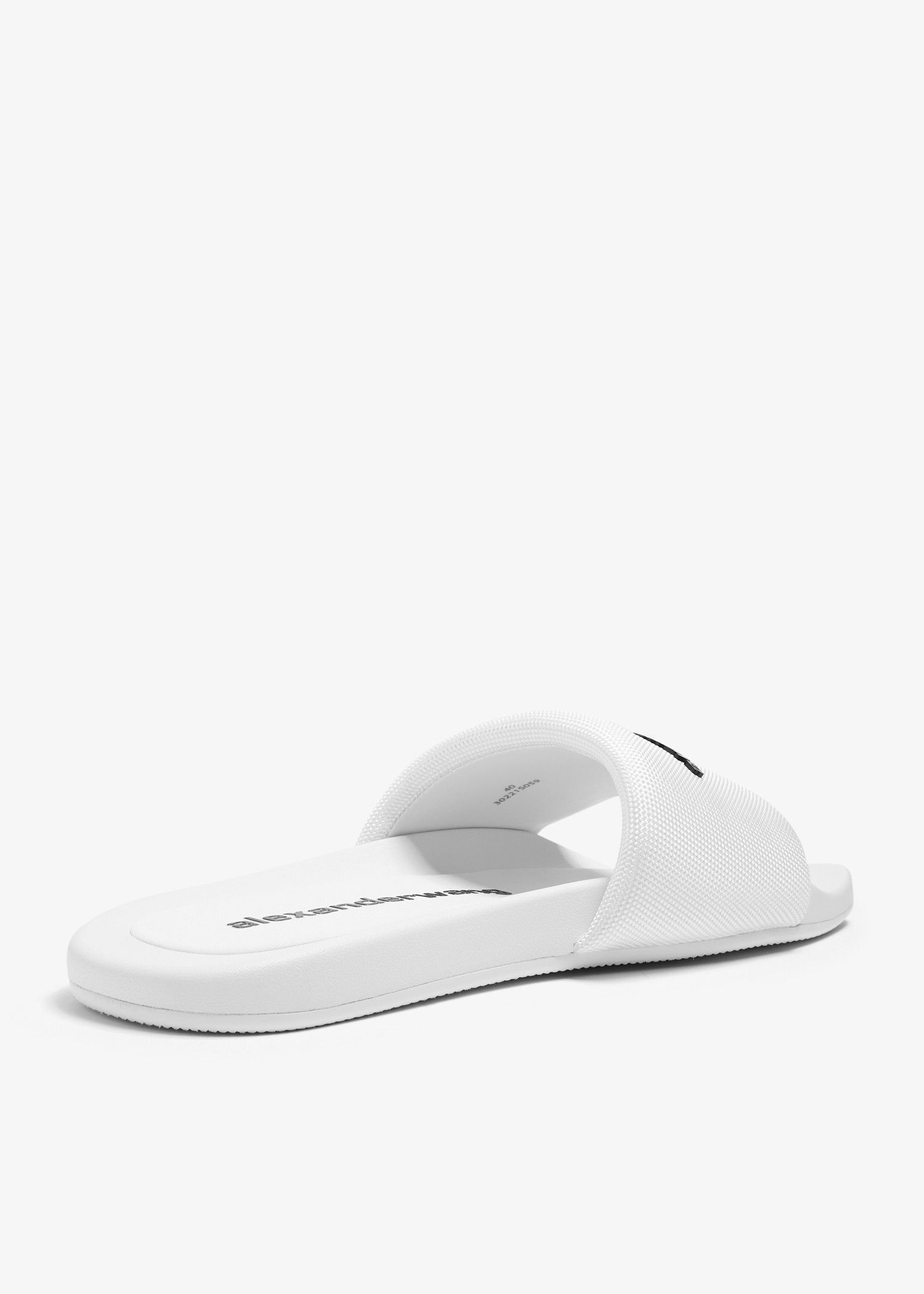 Alexander Wang o1s22i1n0225 Slides in White Size US 7 / IT 37 - 4 Thumbnail