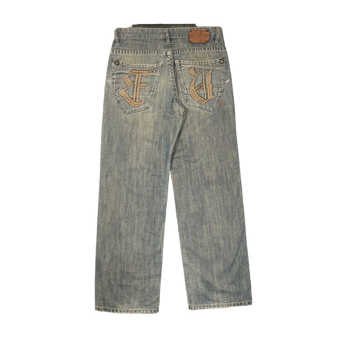 Ecko Unltd. × JNCO Ecko Unlimited Baggy Vintage Y2K Hip Hop Denim Pants Size US 32 / EU 48 - 1 Thumbnail