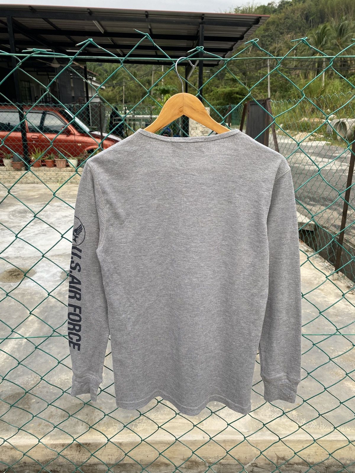 Japanese Brand U.S.AIR FORCE big logo by beamere long sleeve tees Size L / US 10 / IT 46 - 2 Thumbnail