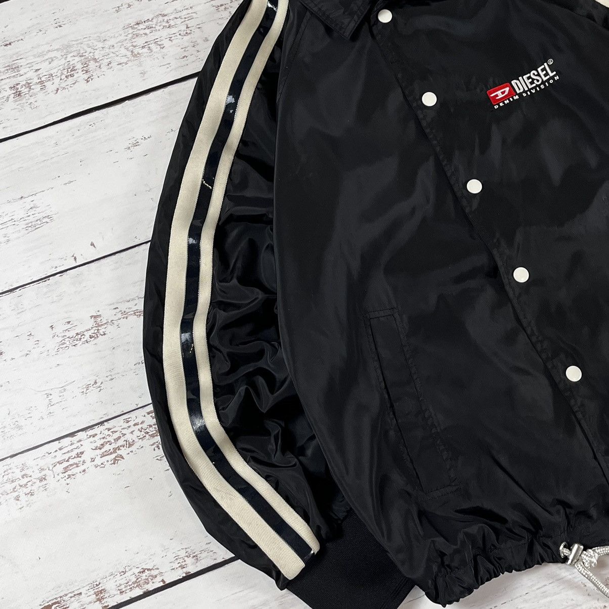 Diesel Windbreaker Diesel J-Akito Relahed Fit Black Zip Jacket Y2K Size US S / EU 44-46 / 1 - 6 Thumbnail