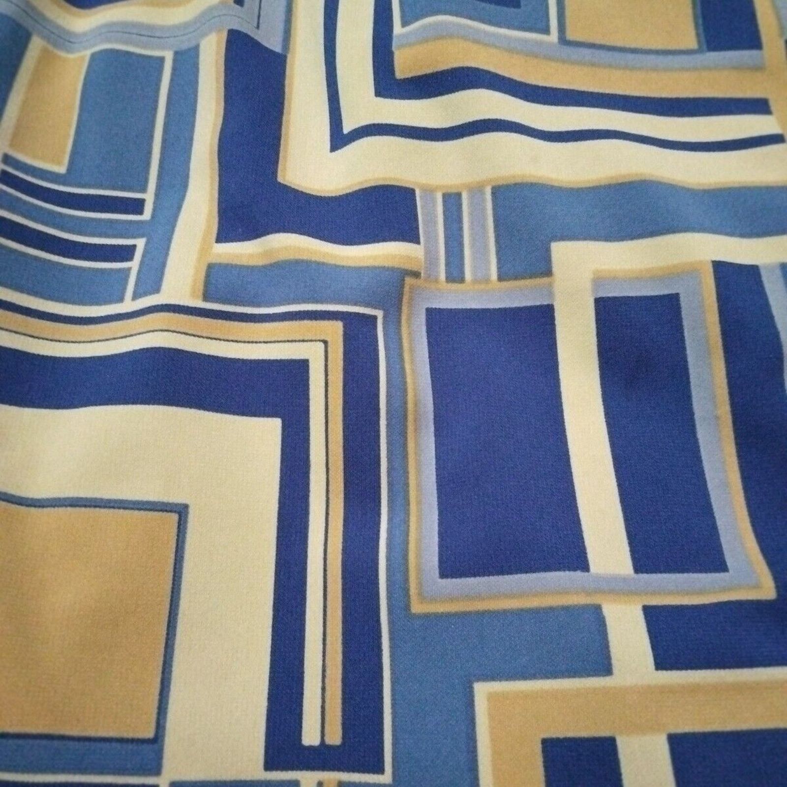 Other petite sophisticate skirt Size Large Stretch Waist Blue/Gold Size 30" / US 8 / IT 44 - 2 Thumbnail