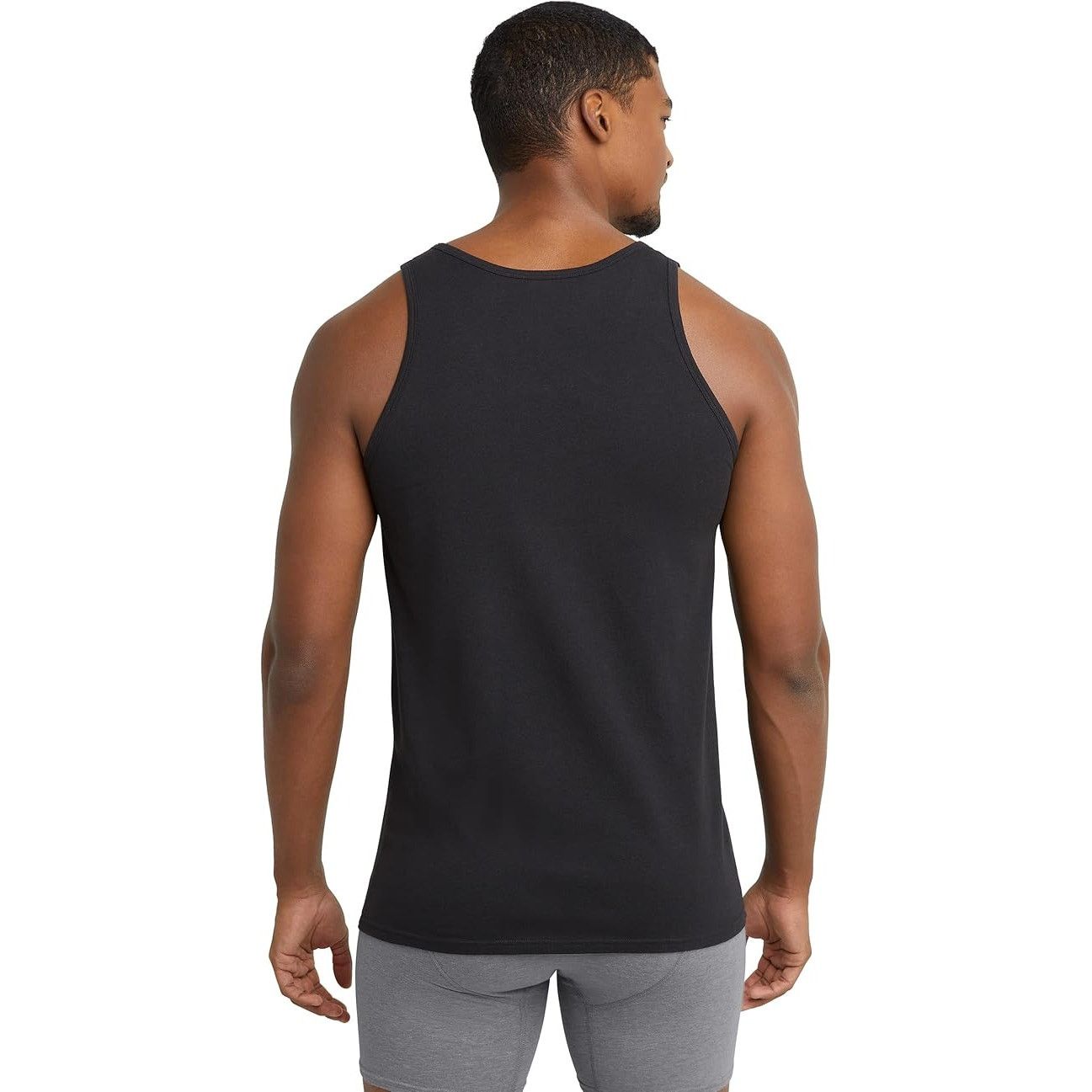 Hanes New 3 Pack Hanes Mens Large Stretch Cotton Stretch Tank Tops Size US L / EU 52-54 / 3 - 4 Thumbnail