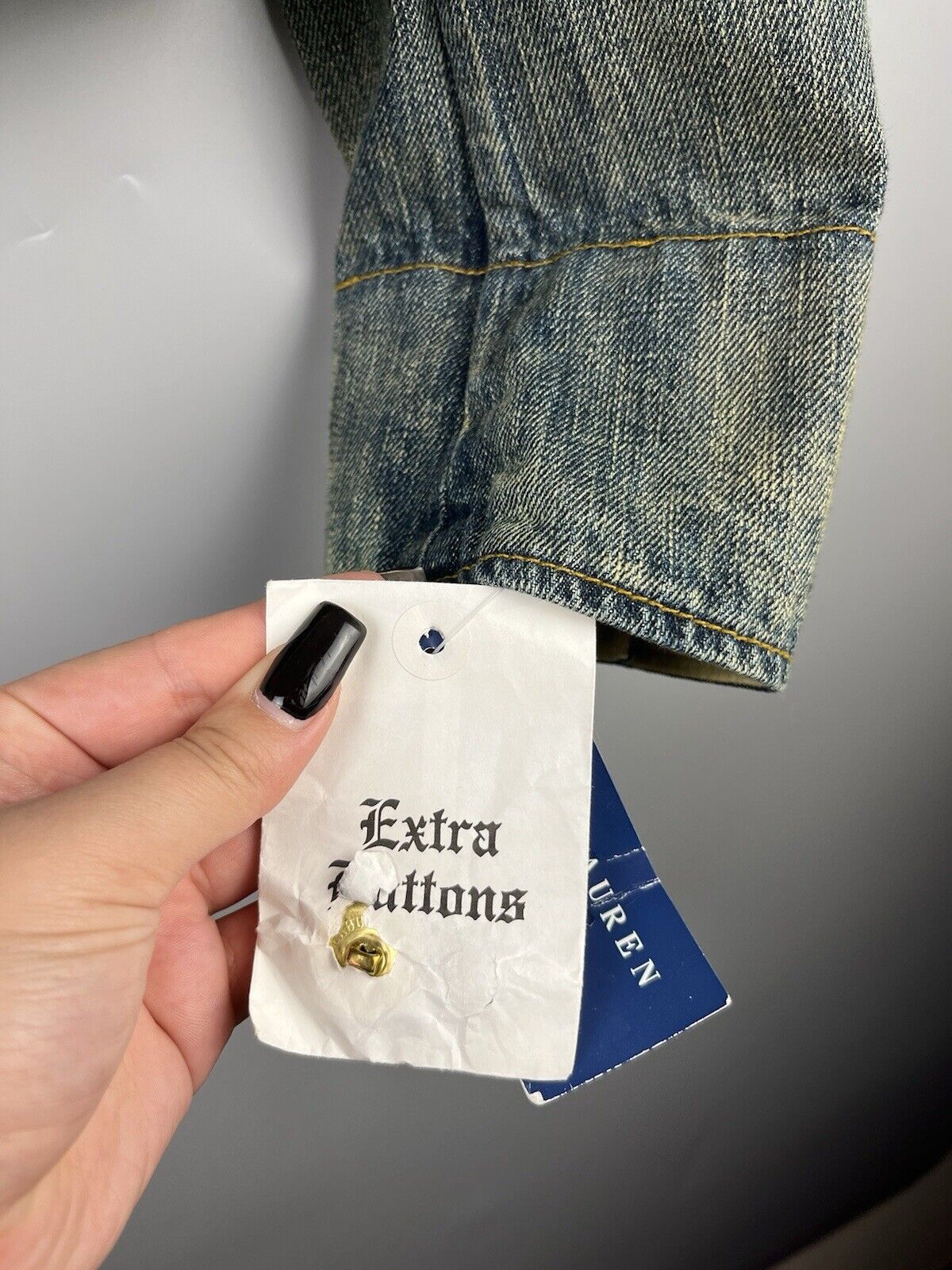 Polo Ralph Lauren Vintage Ralph Lauren Cotton 12 OZ Denim Blazer Jacket Size M / US 6-8 / IT 42-44 - 15 Thumbnail