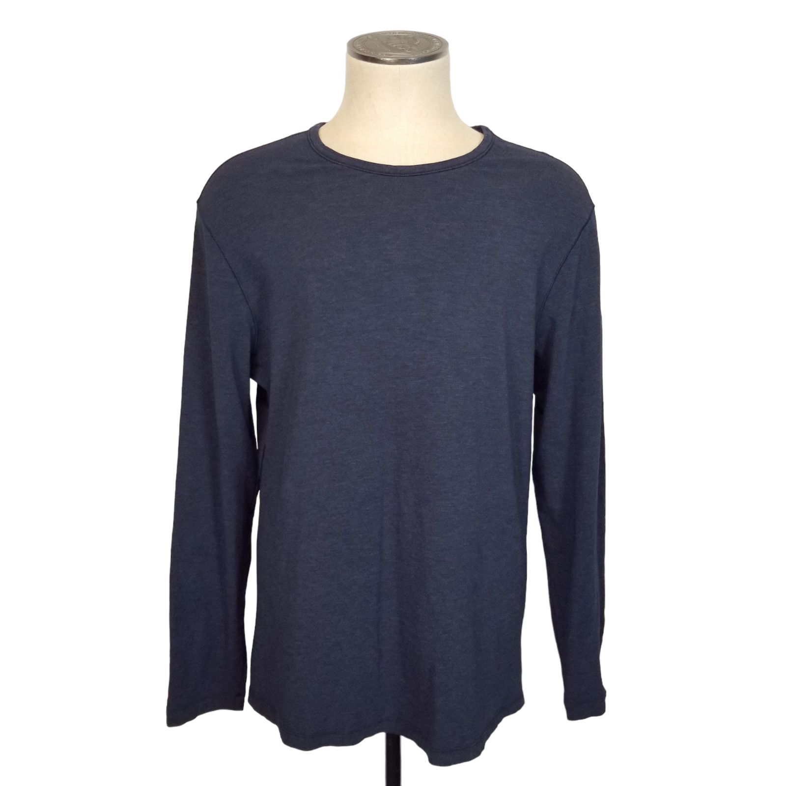 Lululemon Lululemon Men's Long Sleeve Tee Heathered Dark Blue Size XL Size US XL / EU 56 / 4 - 1 Thumbnail