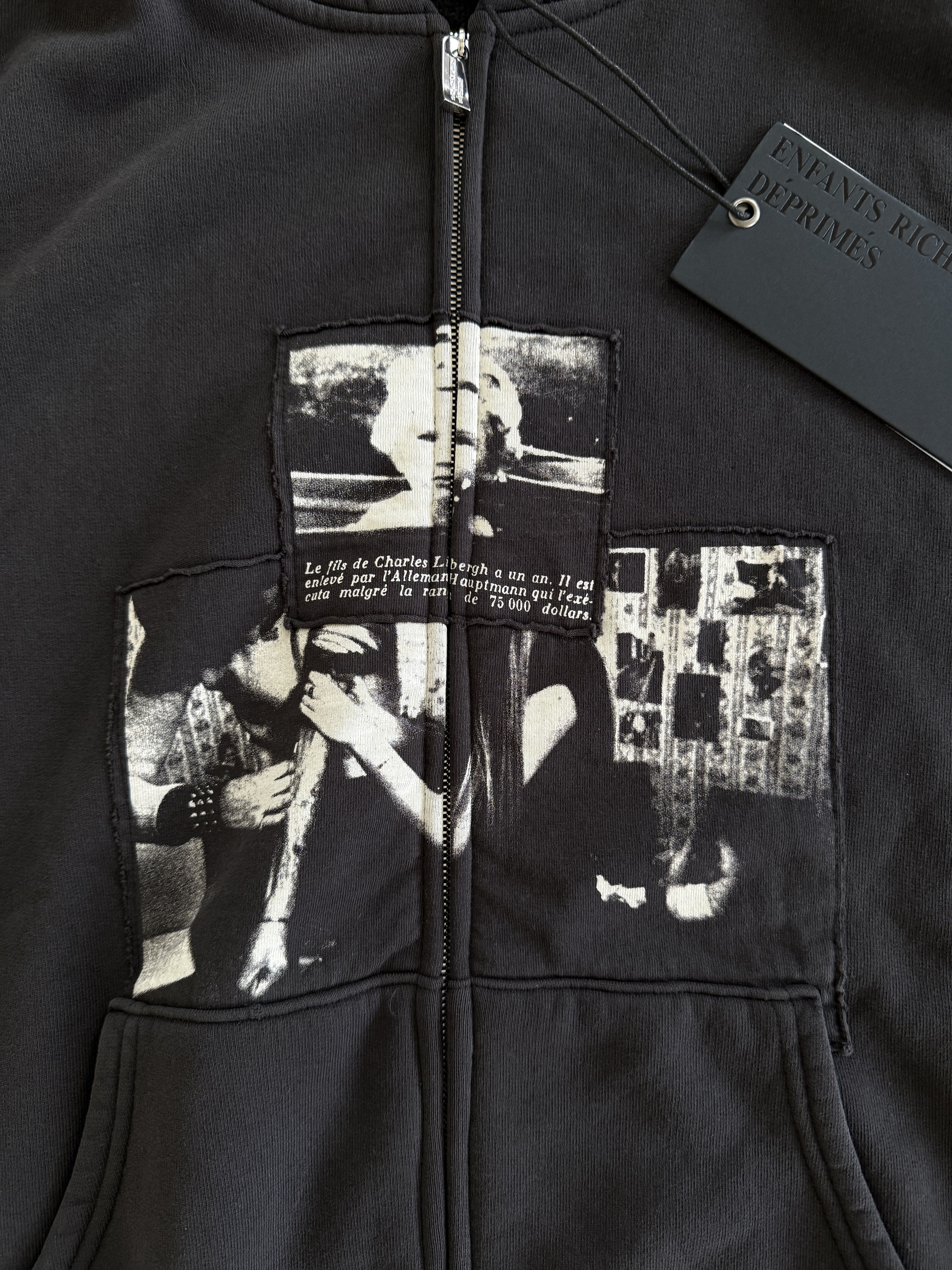 Enfants Riches Deprimes × Maxfield Los Angeles ERD x Maxfield Assemblage 4.5 Year War Zip Up Hoodie Size US XL / EU 56 / 4 - 4 Thumbnail