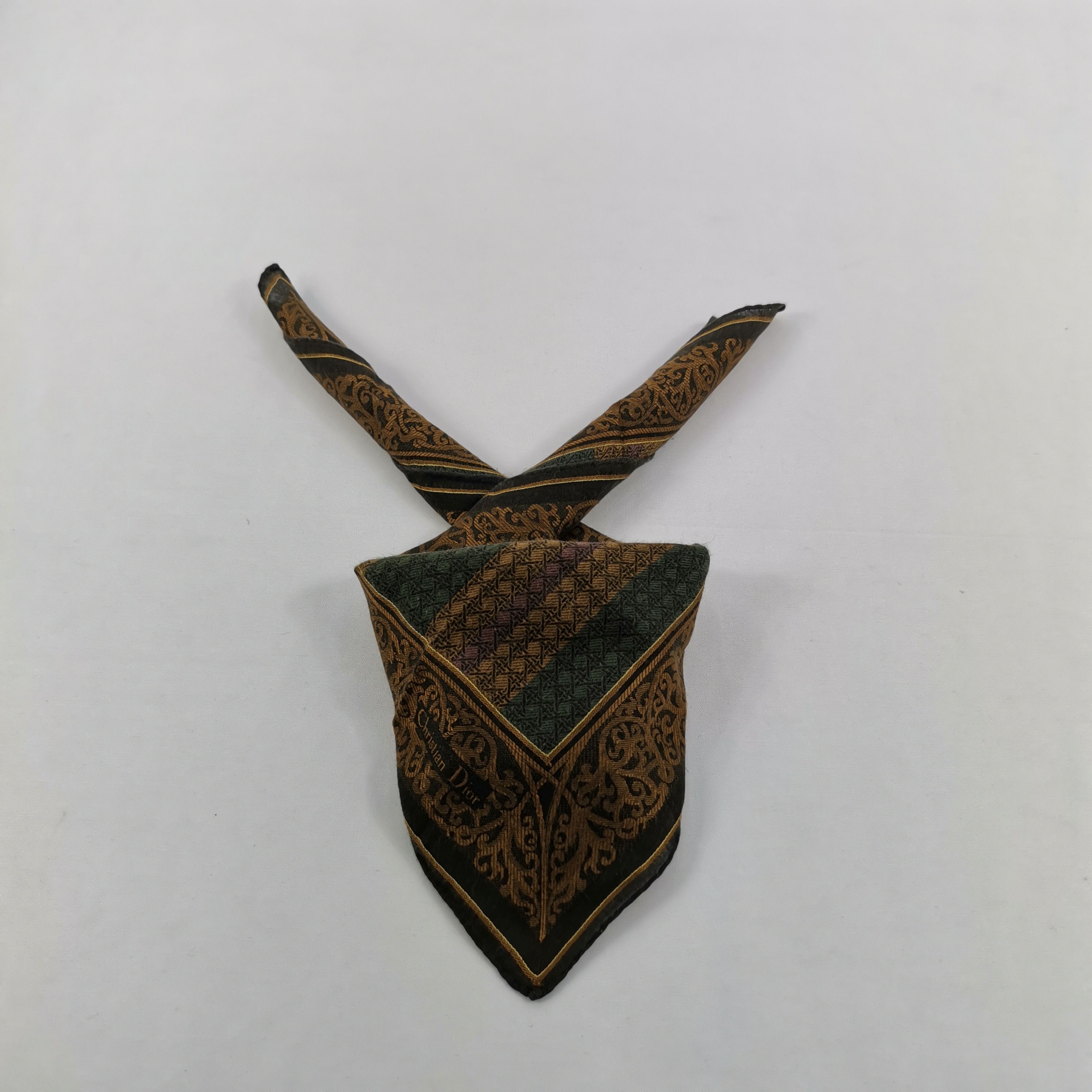Japanese Brand × Vintage Vintage Christian DIOR Handkerchief Neckerchief Bandana Size ONE SIZE - 1 Thumbnail