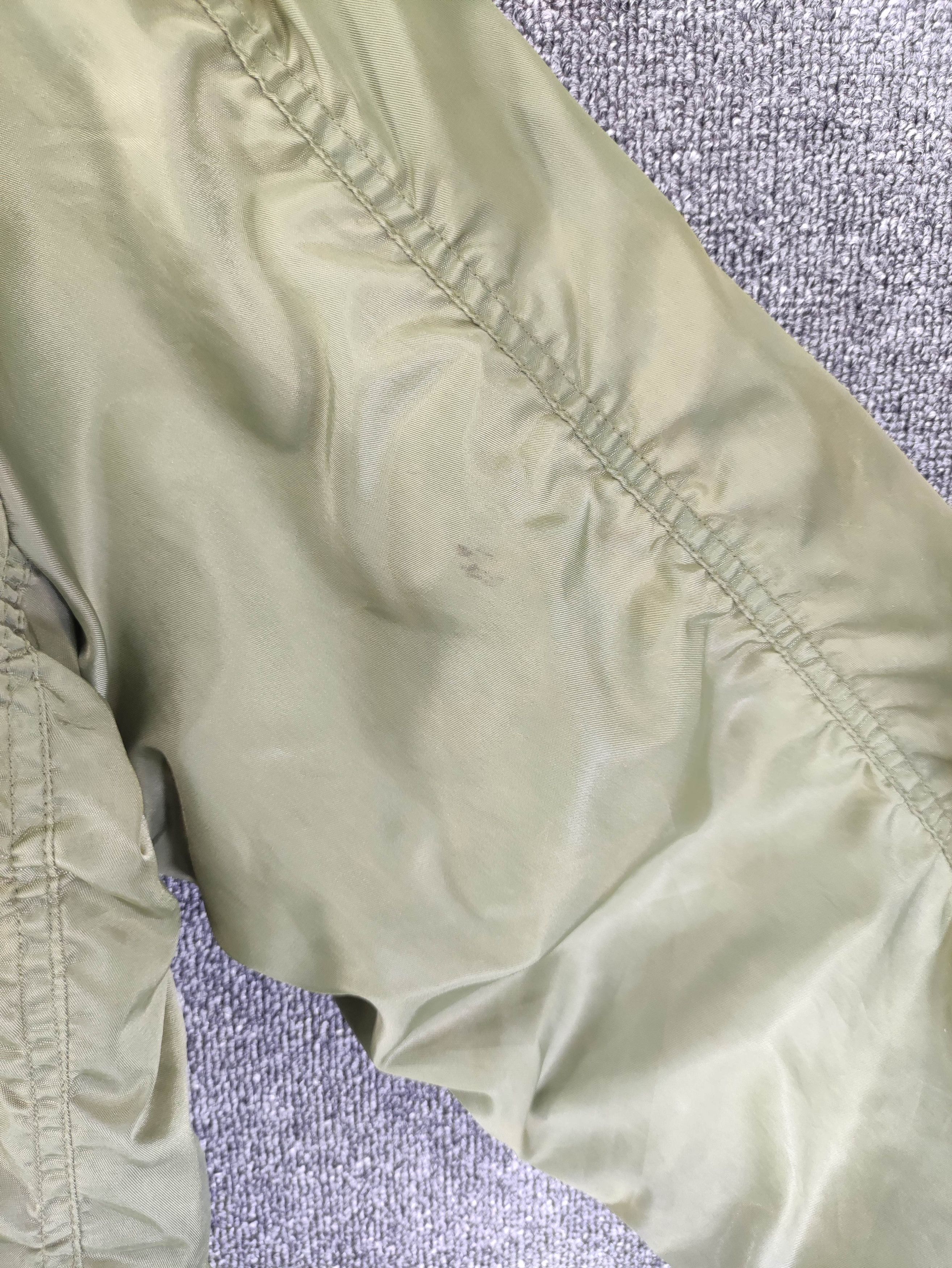 Japanese Brand Vintage Ma-1 Bomber Jaket Faded Zipper Size US XL / EU 56 / 4 - 12 Thumbnail