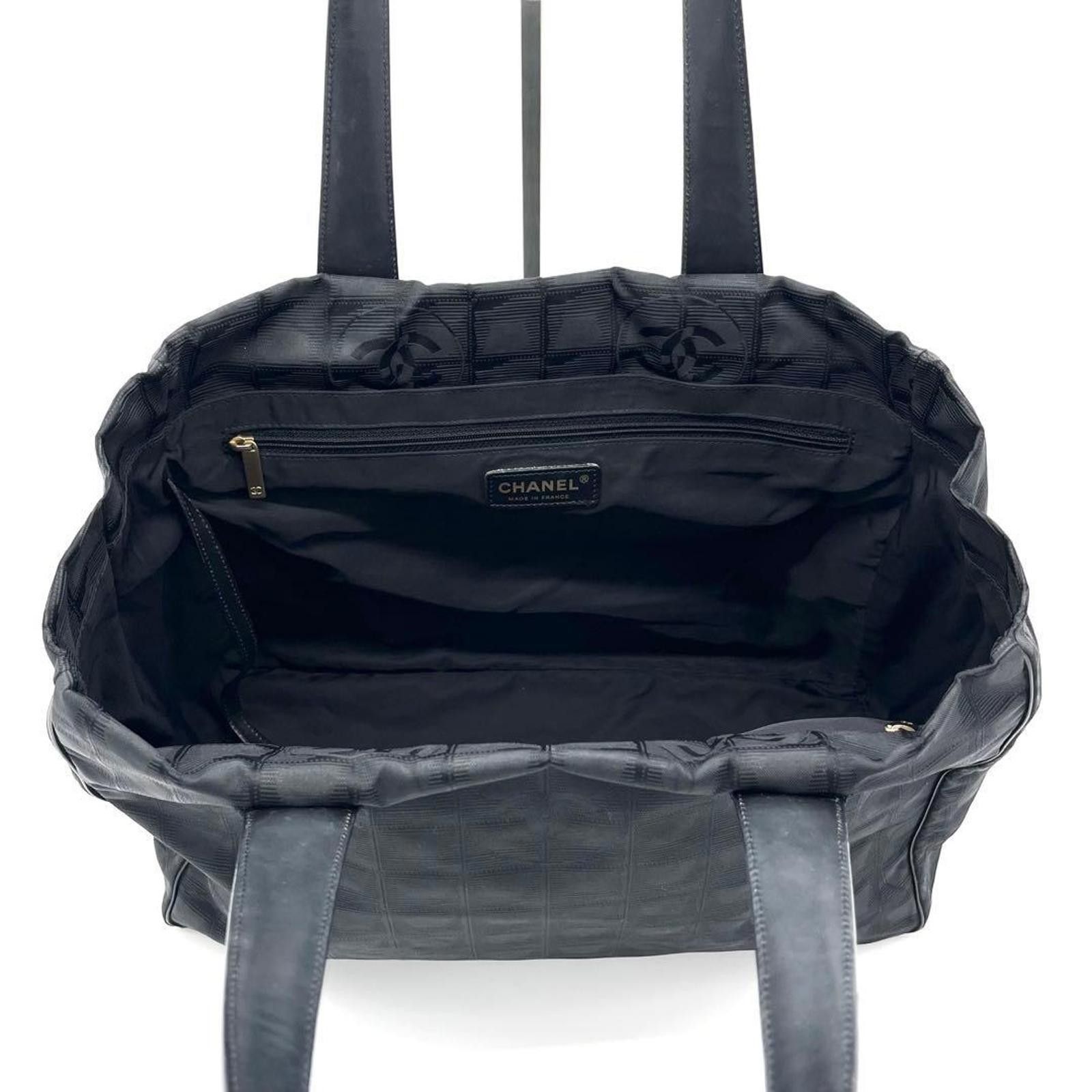 Chanel Chanel - Black Quilted Nylon Tote Bag Size ONE SIZE - 6 Thumbnail