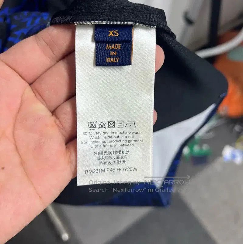 Louis Vuitton Louis Vuitton Blue Graphic Men's T-Shirt . Size US XS / EU 42 / 0 - 4 Thumbnail
