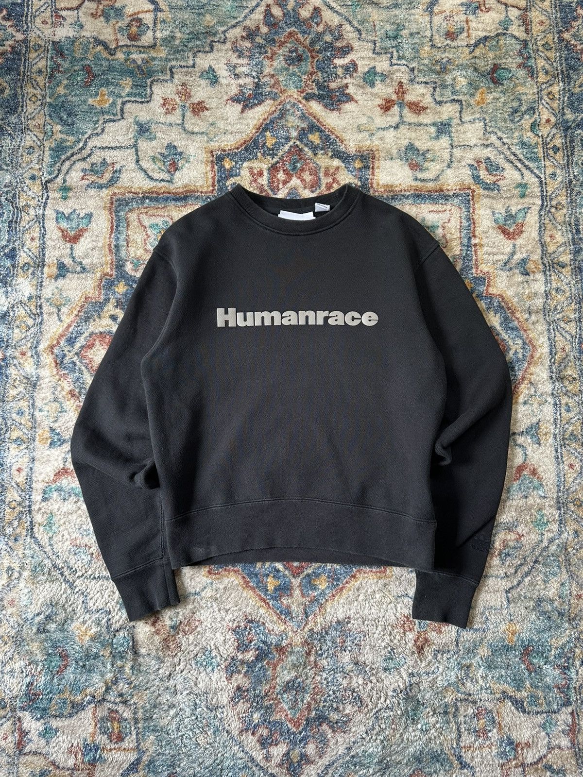 Adidas Adidas Humanrace Spellout Crewneck Size XS Size US XS / EU 42 / 0 - 1 Thumbnail