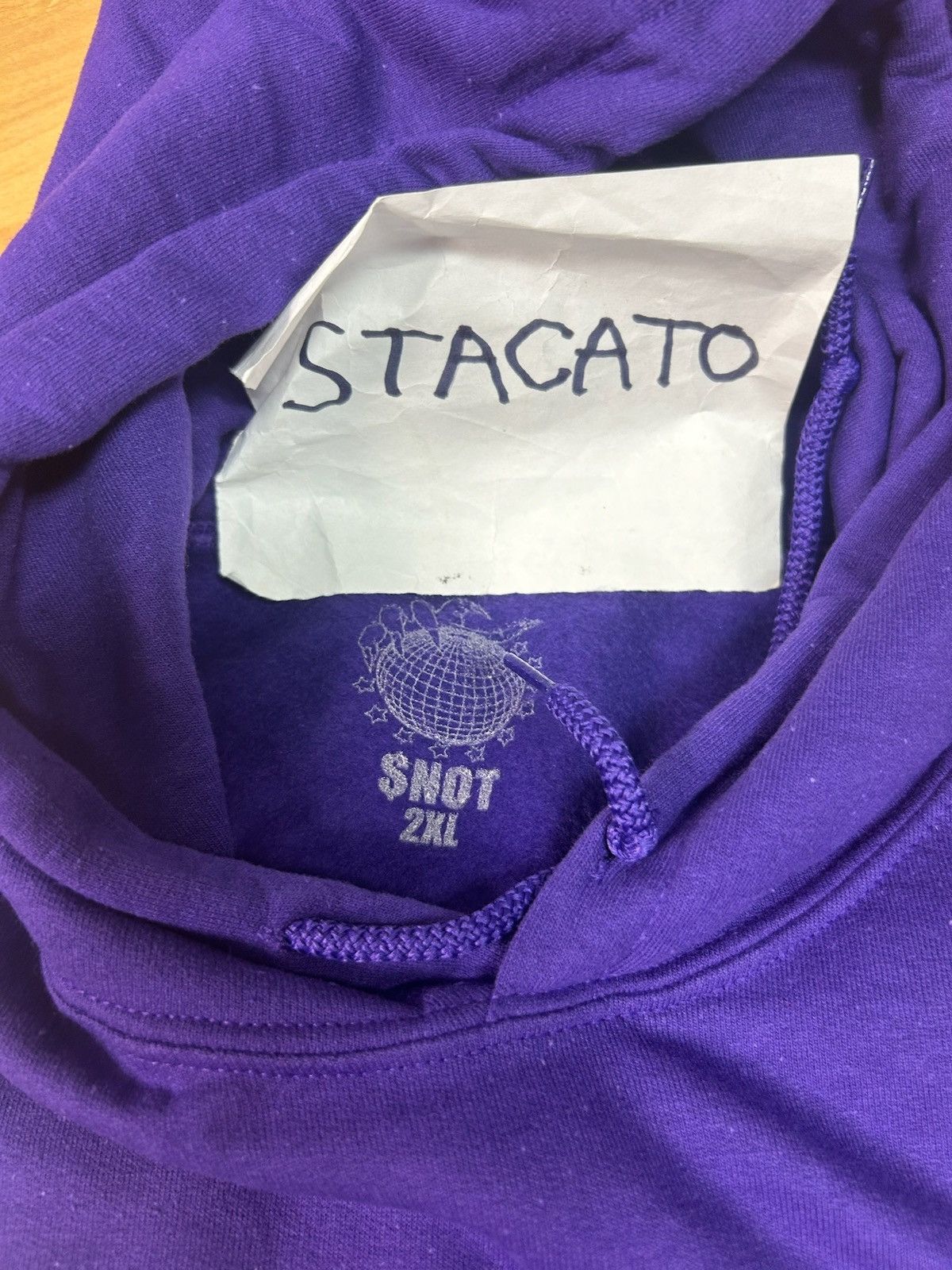 Band Tees × Rap Tees $NOT Cruel World Clown Hoodie Purple Size US XXL / EU 58 / 5 - 4 Thumbnail