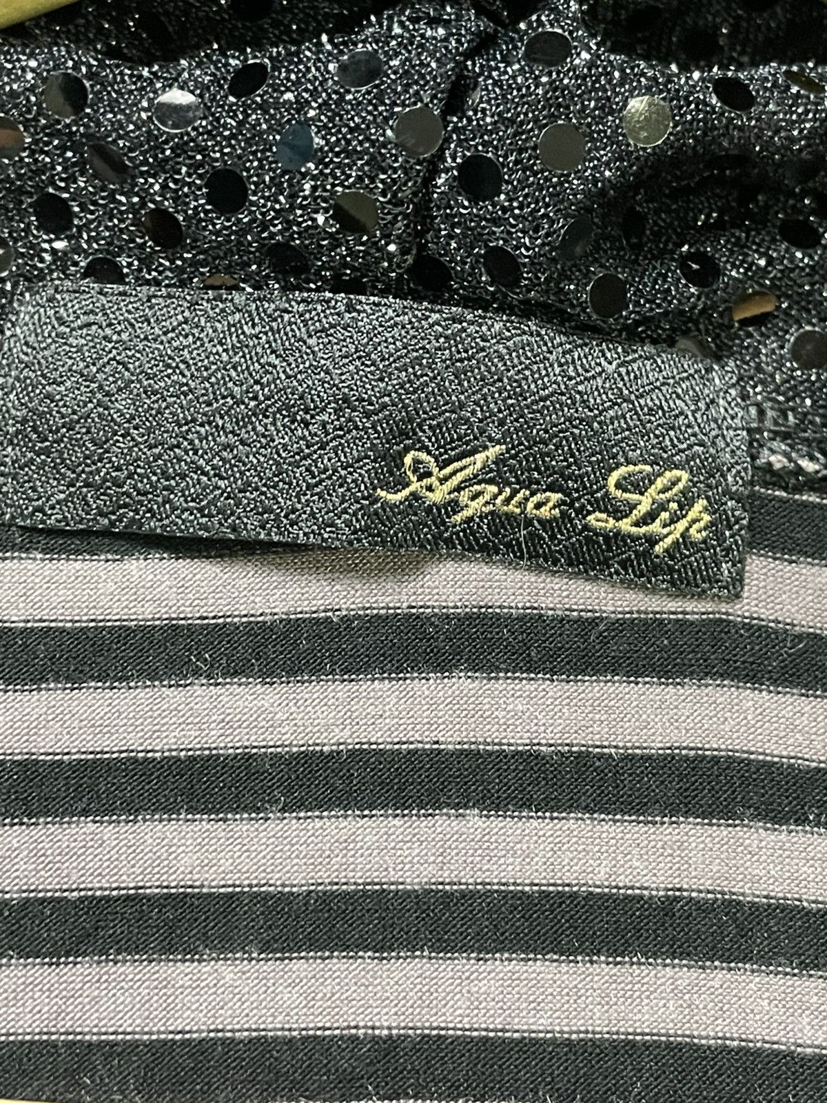 If Six Was Nine × Japanese Brand × Le Grande Bleu (L.G.B.) Aqua Lip Top Double Layer Punk Gothic Hooded Size XS / US 0-2 / IT 36-38 - 6 Thumbnail