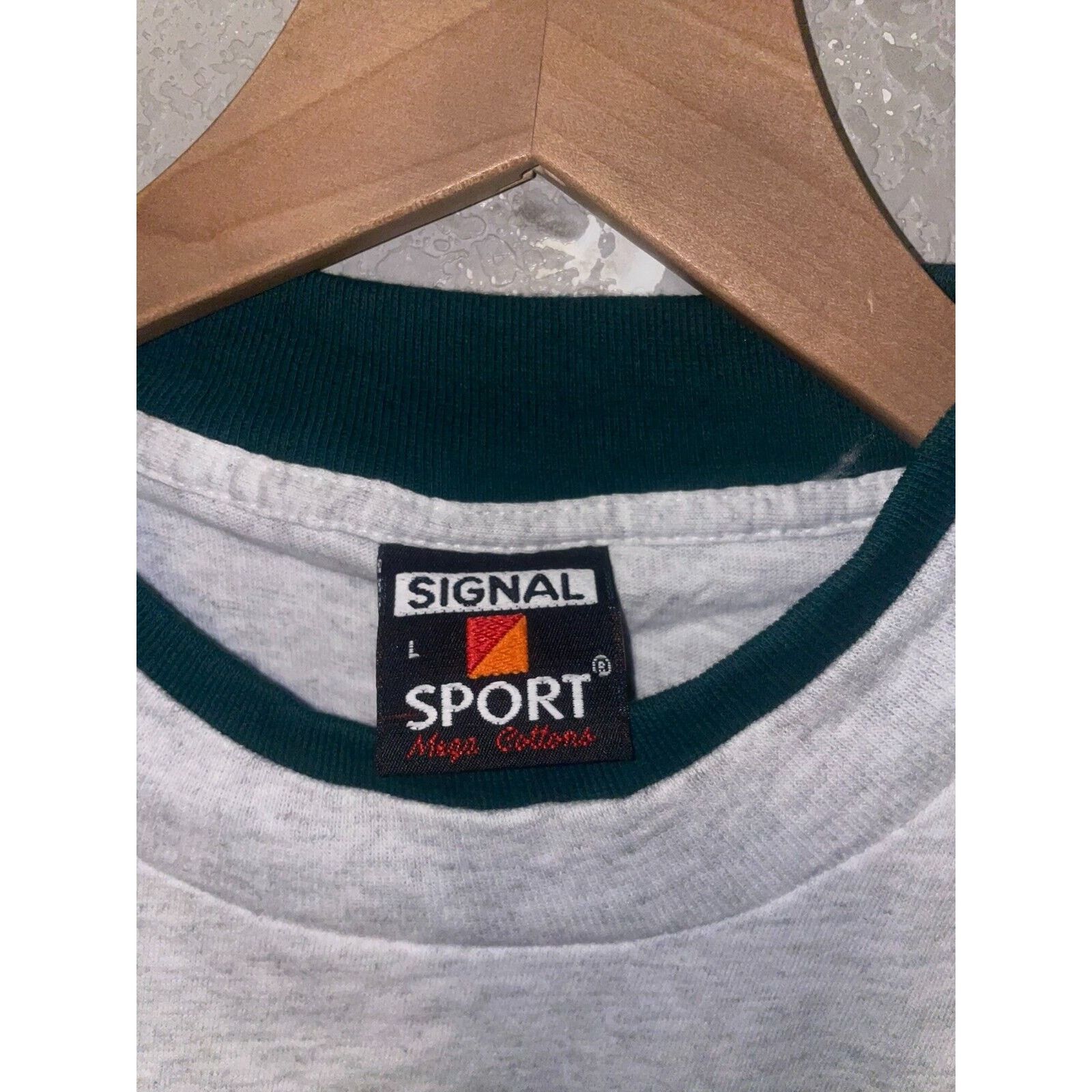 Signal Sport Vintage Branson Shirt Cowboy Mountain Gray 90s Tee VTG L Size US L / EU 52-54 / 3 - 8 Thumbnail