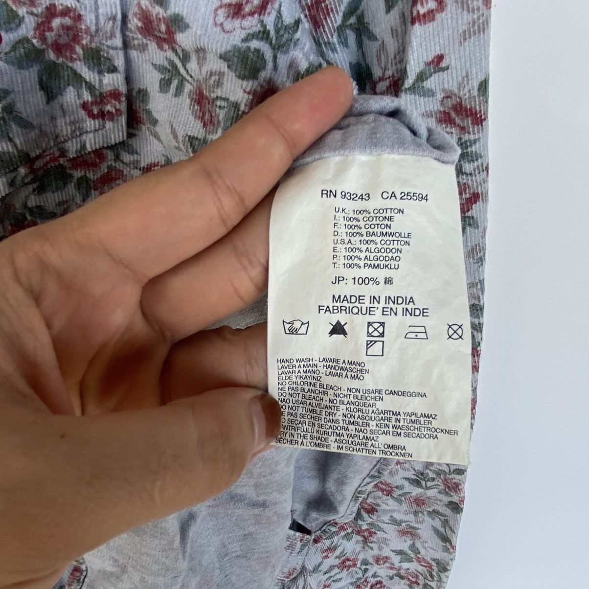 Other Vintage Diesel Blue Floral Button Up Pullover Jumper Size M Size M / US 6-8 / IT 42-44 - 7 Thumbnail