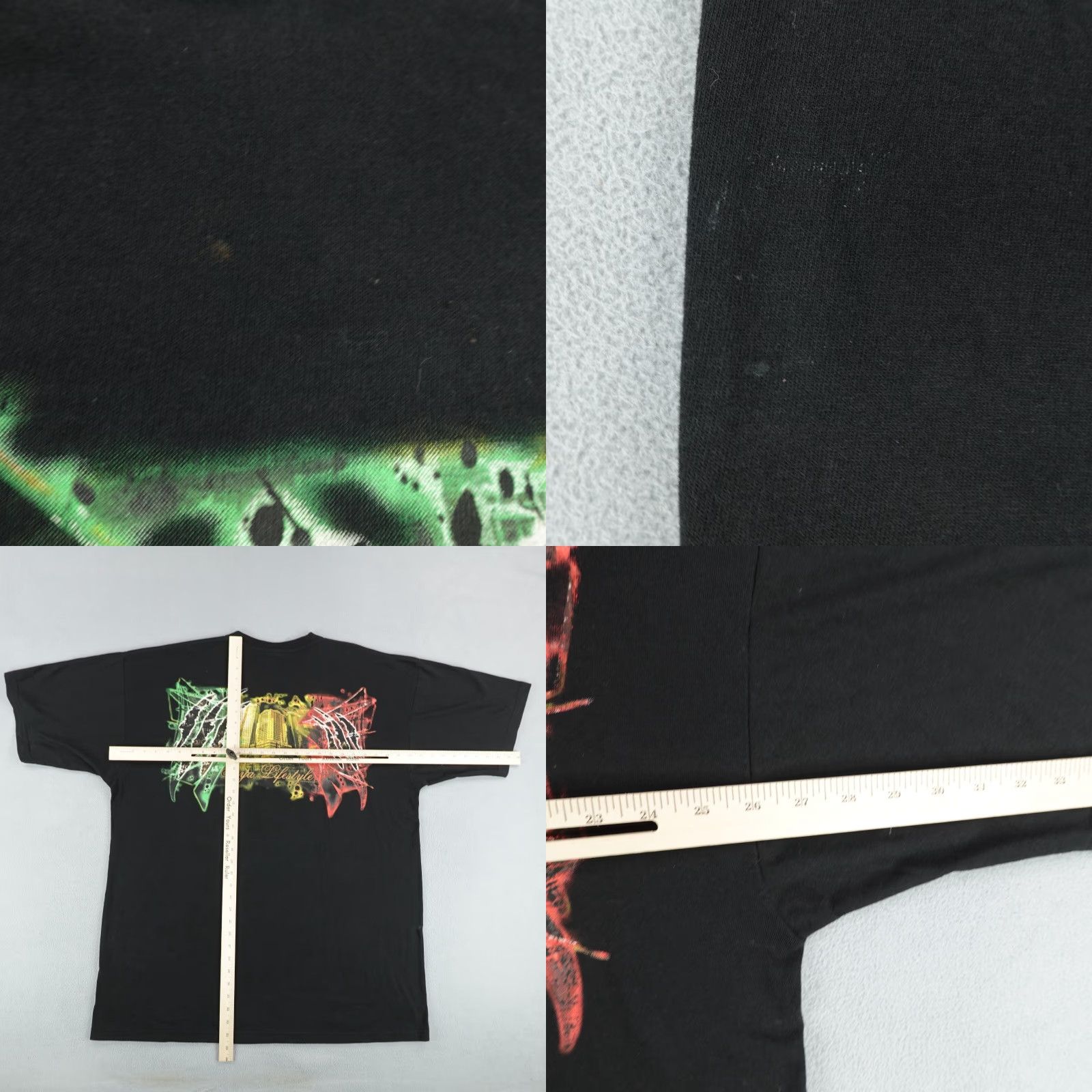 Vintage VINTAGE Fuya Men's T-Shirt XXL Black Lion Of Judah Reggae Rasta Crown Y2K 2000s Cotton Graphic Print Size US XXL / EU 58 / 5 - 8 Thumbnail