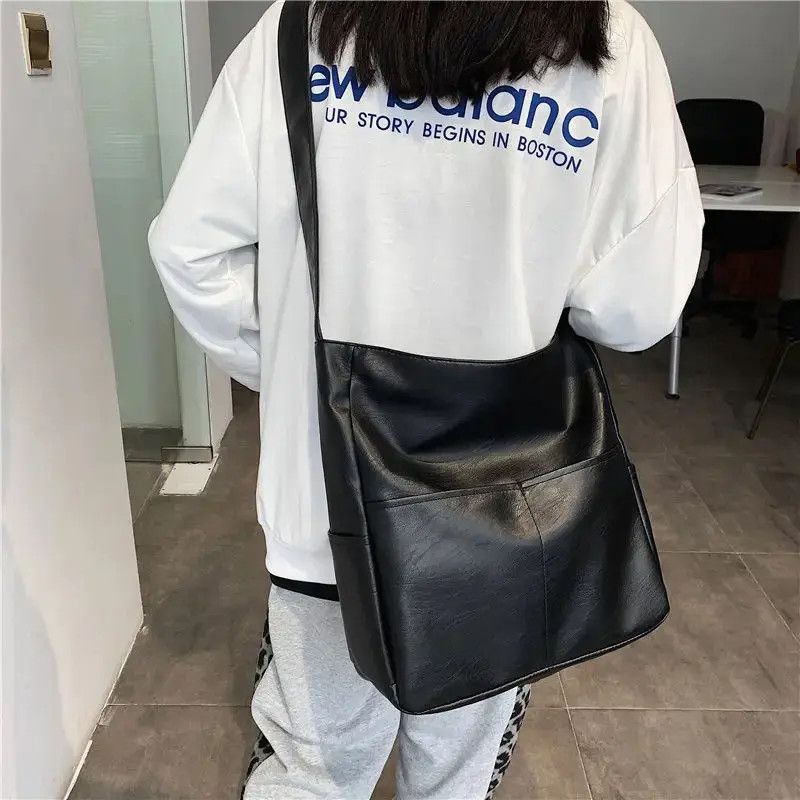 Leather PU Leather Crossbody Bag Black Candy Size ONE SIZE - 3 Thumbnail