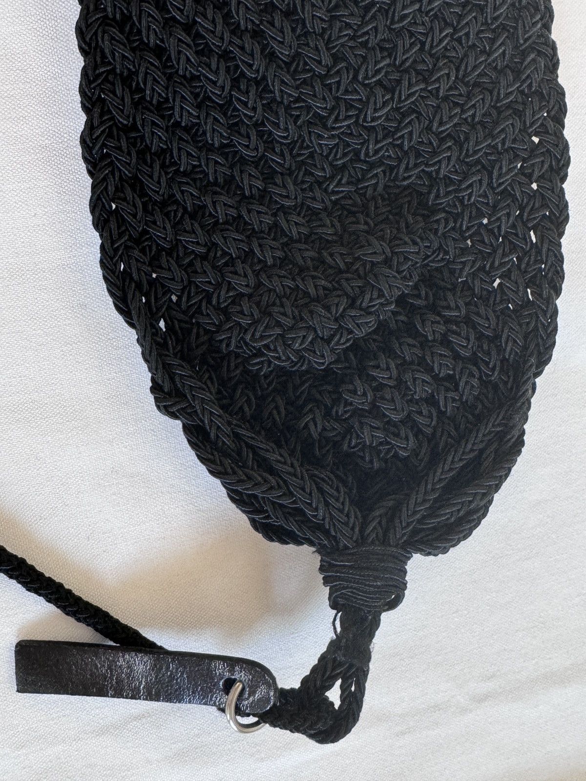 Prada VTG Prada Milano Handmade Crochet Cummerbund Tux Belt Knit Size ONE SIZE - 11 Thumbnail