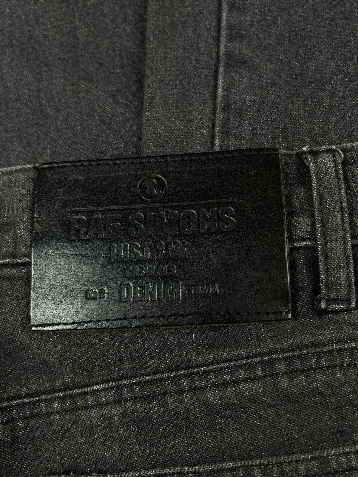 Raf Simons AW05 Raf Simons History Of My World Long Grey Denim Jeans Size US 30 / EU 46 - 3 Thumbnail