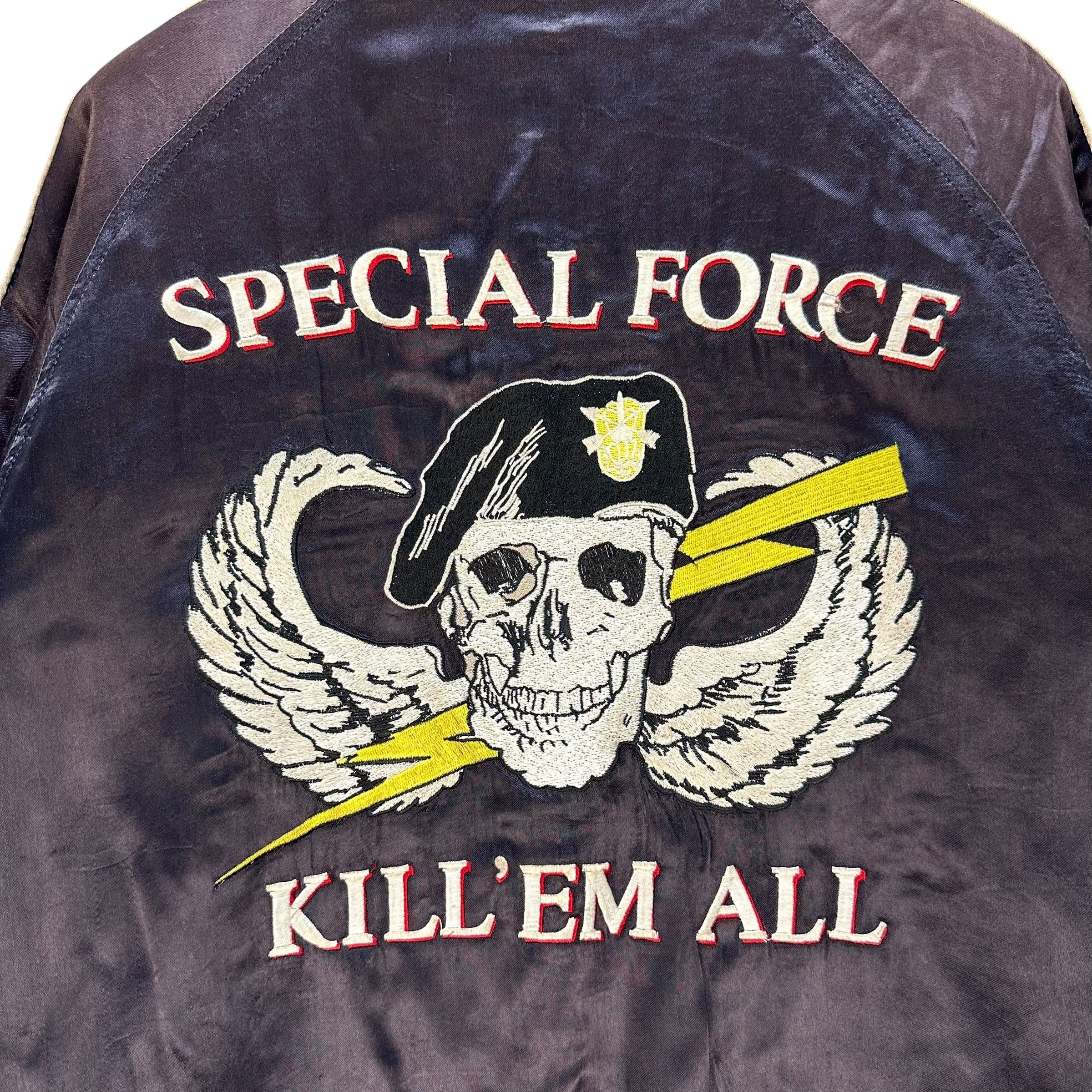 Vintage HOUSTON JAPAN Air Division Special Force Sukajan #A56-1293 Size US L / EU 52-54 / 3 - 2 Thumbnail