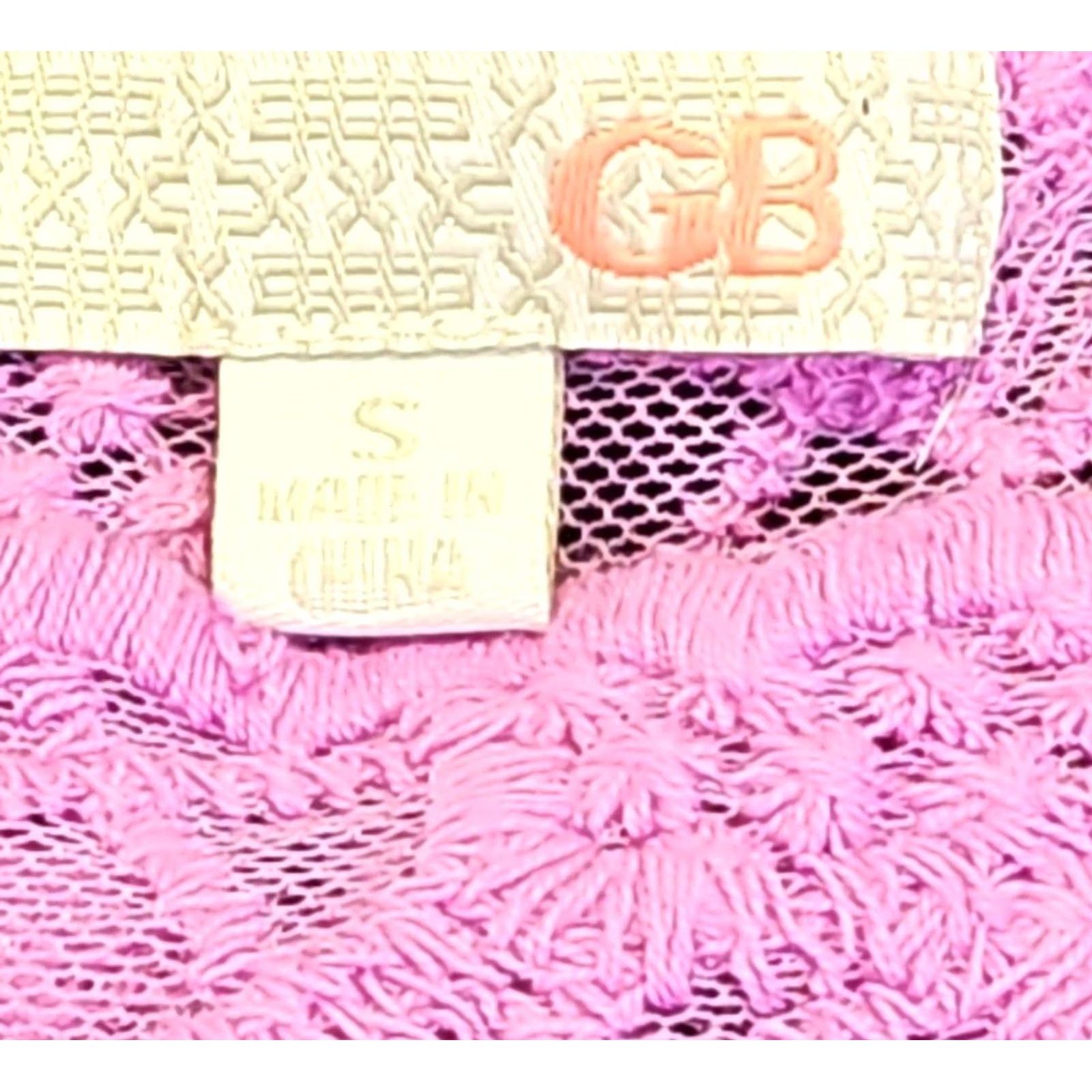 Bell GB Purple Crochet Lace Bell Sleeve Mini Dress Y2K Boho Barbiecore Small Women Bell Sleeve Crochet Lace Floral Round Neck Short Dress Size S / US 4 / IT 40 - 4 Thumbnail