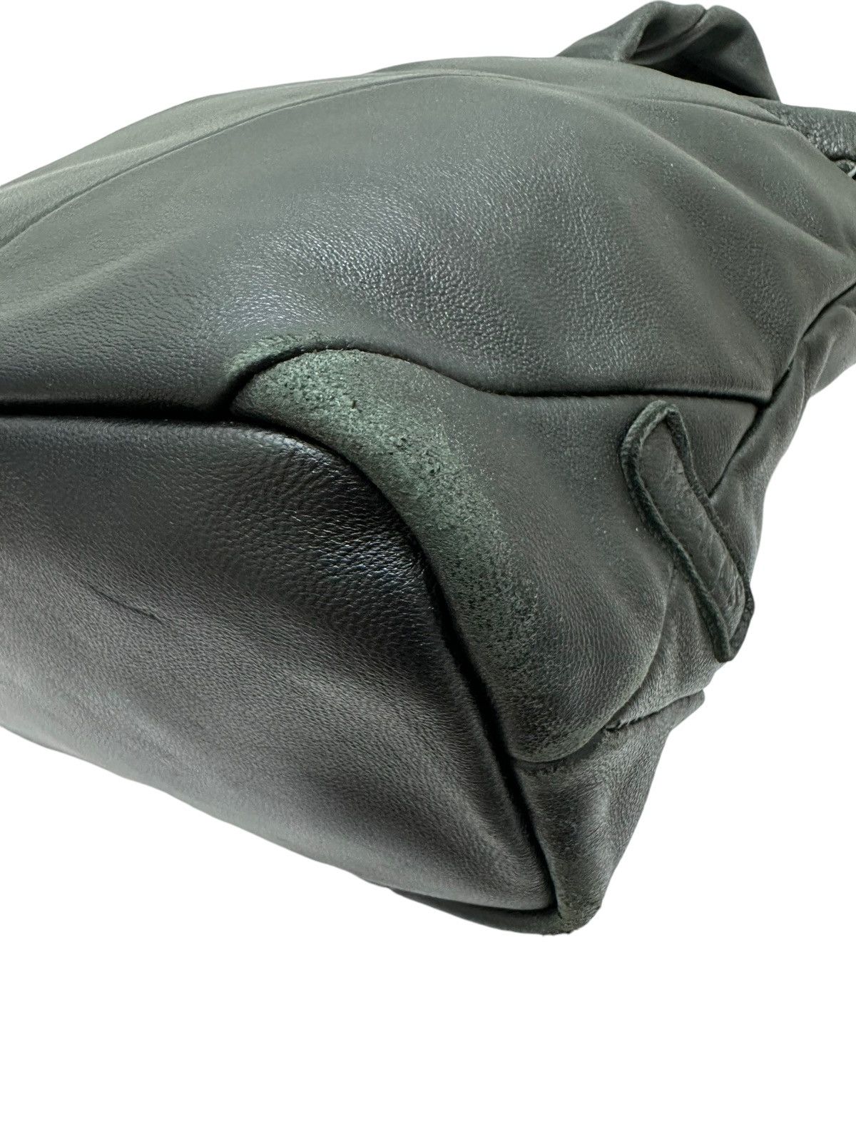 Yohji Yamamoto Vintage Yohji Yamamoto Leather Handbag Size ONE SIZE - 5 Thumbnail