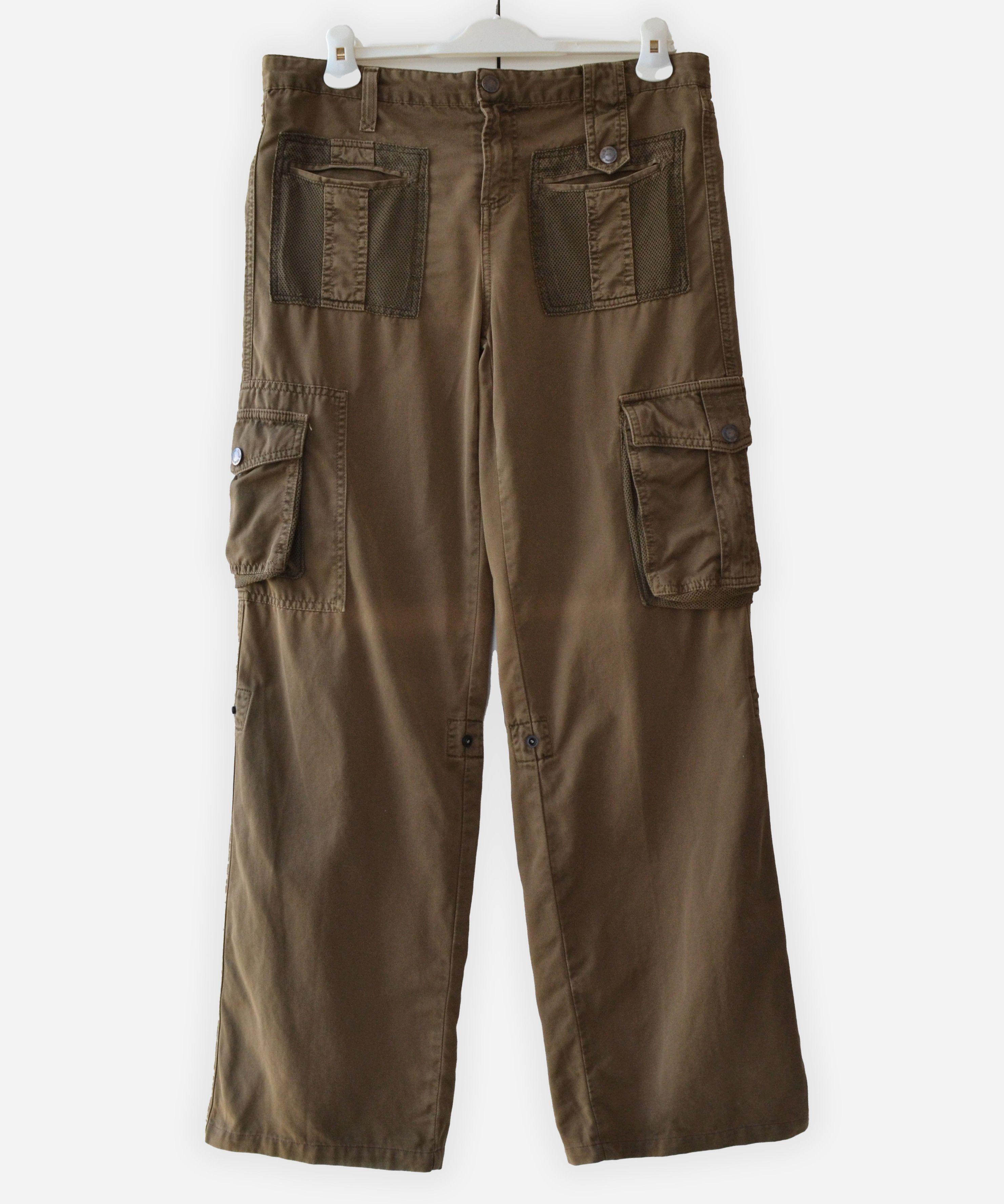 Dolce & Gabbana Dolce Gabbana Cargo Pants Bondage 2003 D&G Brown Trousers Size US 30 / EU 46 - 2 Thumbnail