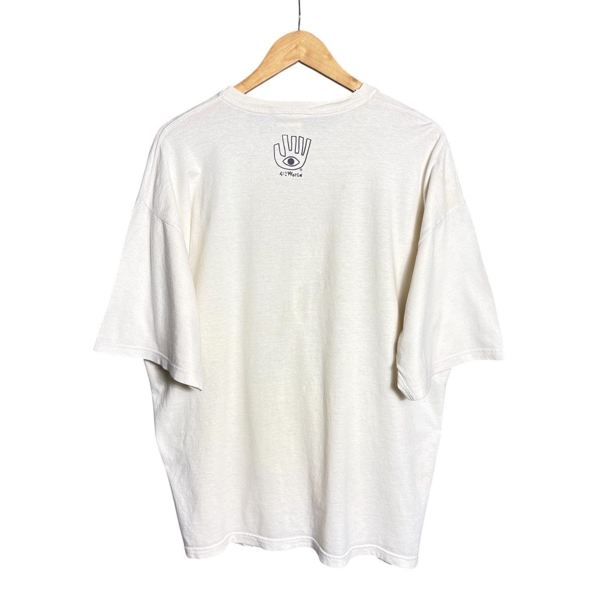 Vintage Vtg 90s 4th World Pirate Skateboard Norman Catherine Art Tee Size US XL / EU 56 / 4 - 2 Thumbnail
