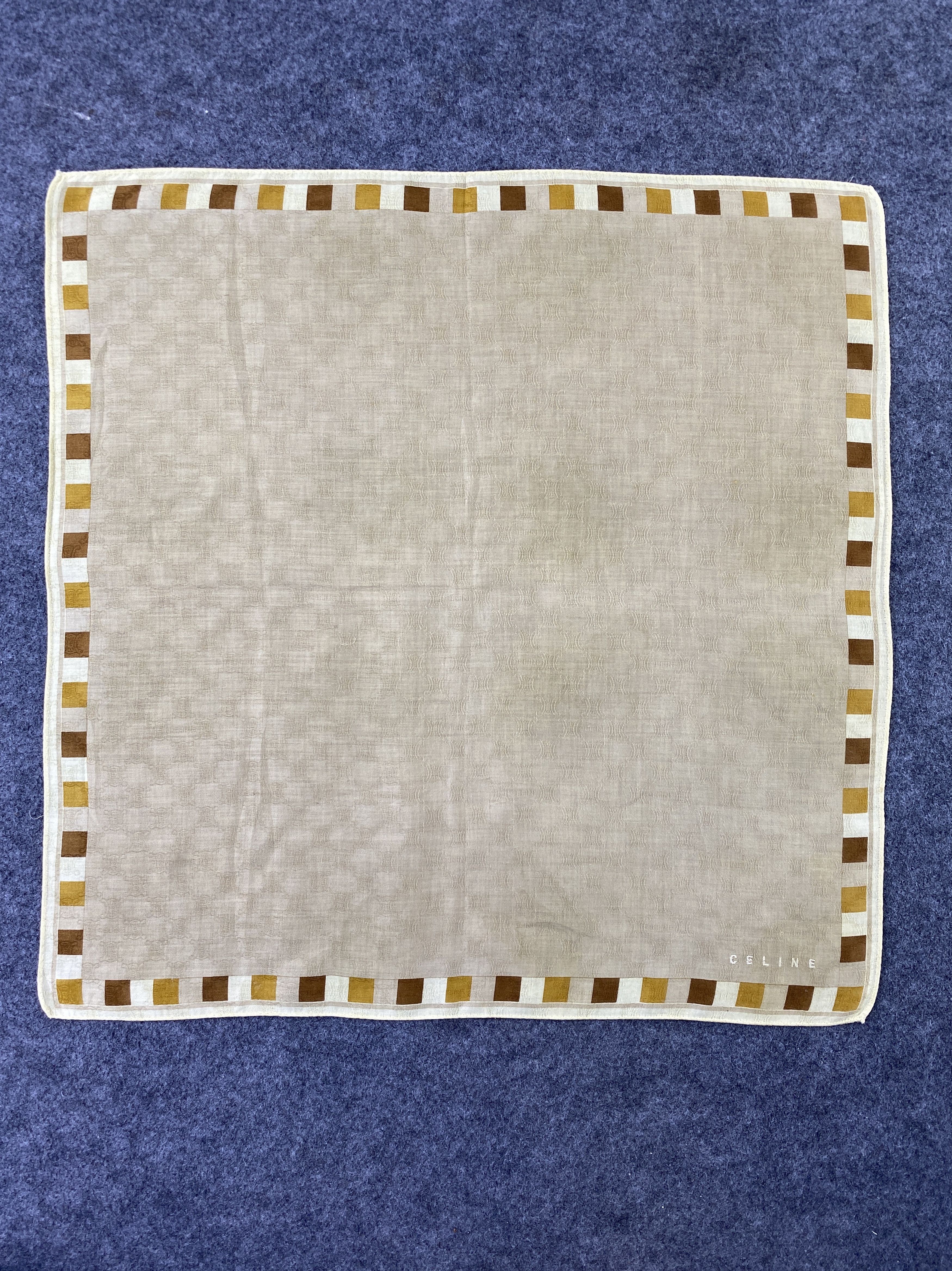 Celine Celine handkerchief bandana neckerchief-B297 Size ONE SIZE - 3 Thumbnail