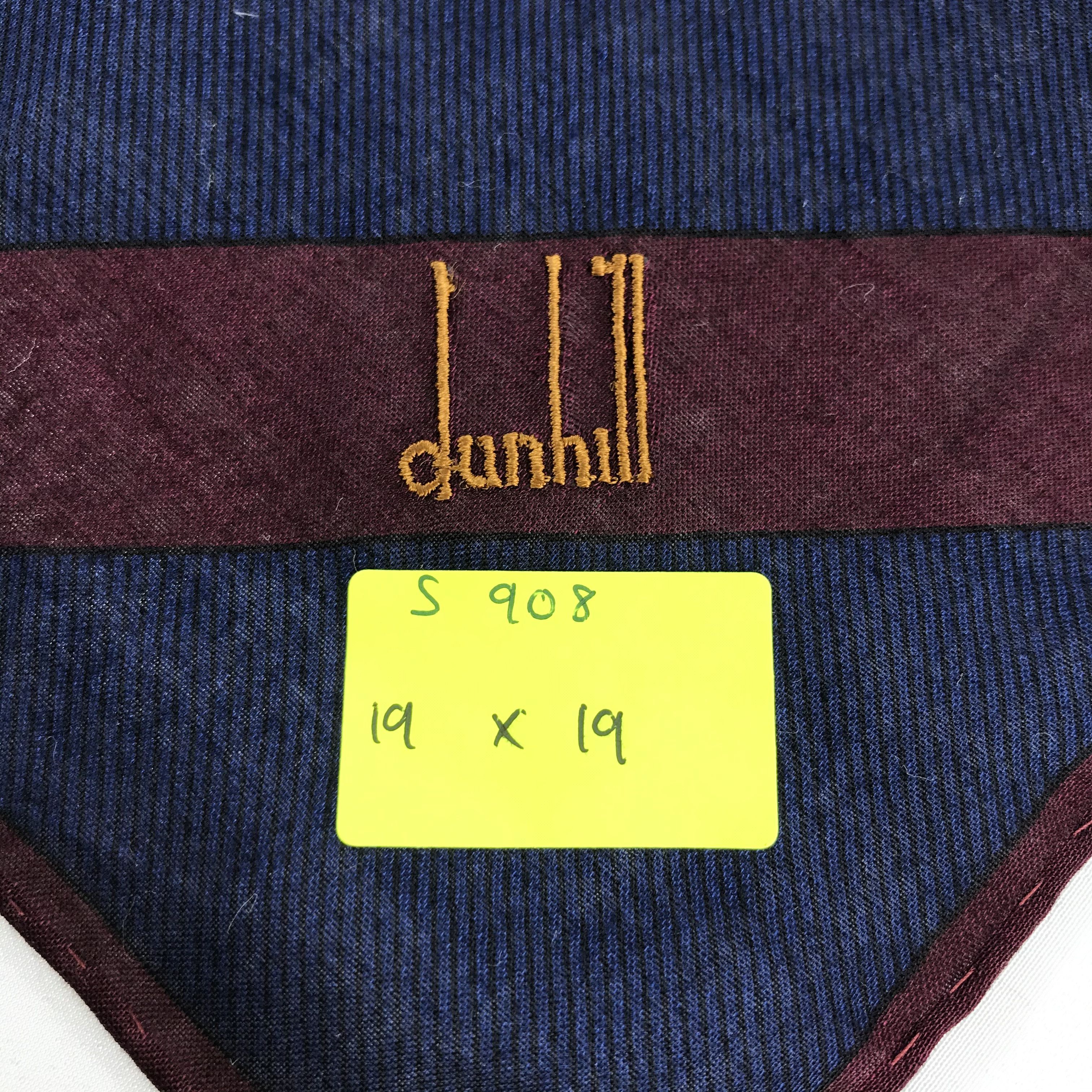 Alfred Dunhill × Vintage Alfred Dunhill Bandana / Handkerchief / Neckerchief - S908 Size ONE SIZE - 5 Thumbnail