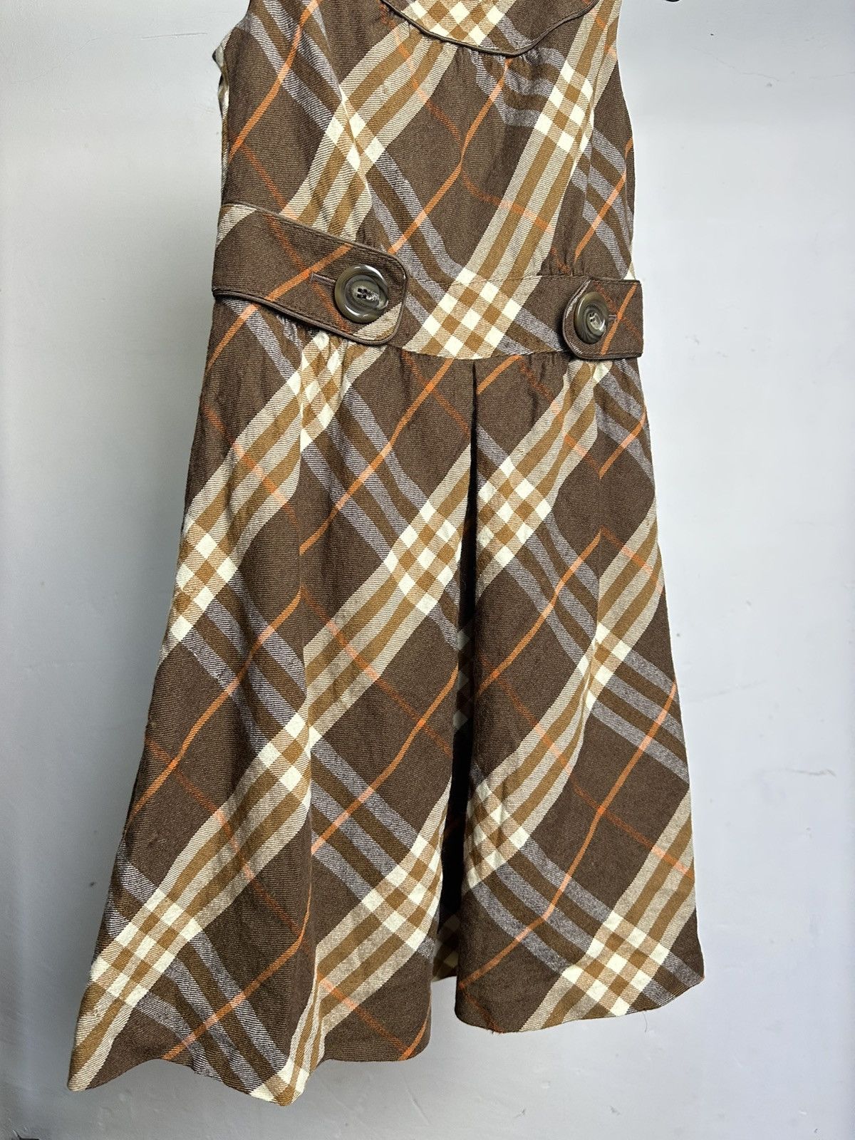 Burberry Burberry Nova Check Midi Dress Size S / US 4 / IT 40 - 3 Thumbnail