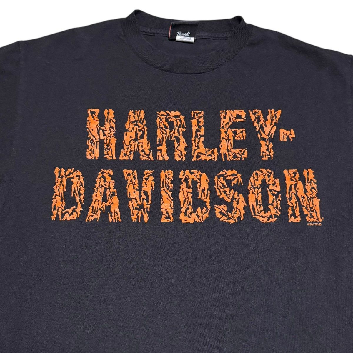 Harley Davidson Harley Davidson Pin Up Women Logo Spell Out Shirt Adult M Size US M / EU 48-50 / 2 - 2 Thumbnail