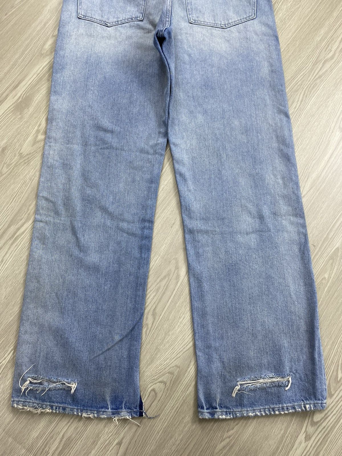 Maison Margiela Maison Margiela Paris Distressed Wide Pants Size US 32 / EU 48 - 18 Thumbnail
