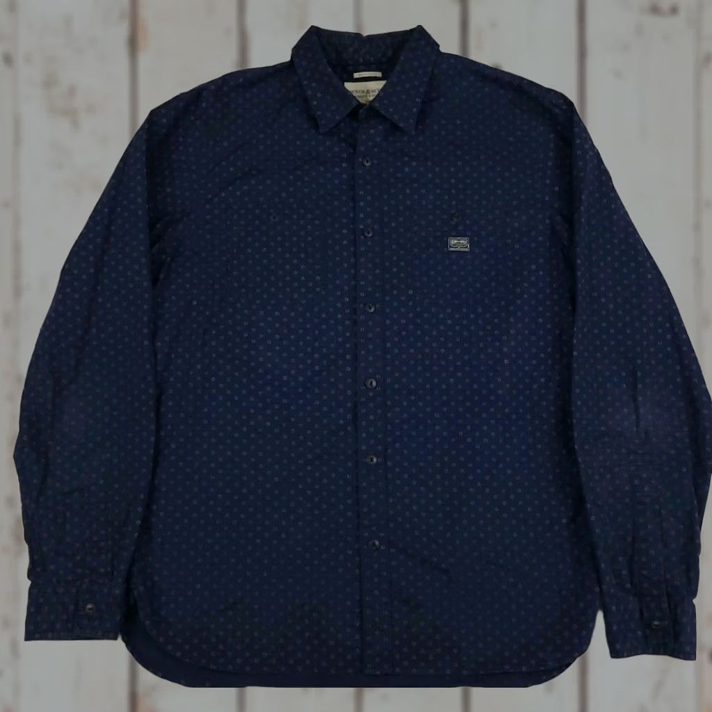 Ralph Lauren Ralph Lauren Denim & Supply Flower Pattern Button Shirt Navy Blue Western Floral - Regular Size US L / EU 52-54 / 3 - 1 Thumbnail